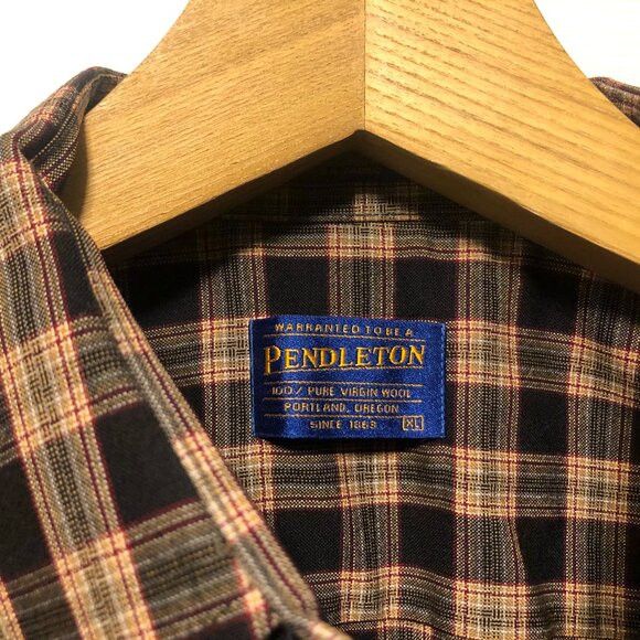 Pendleton Pendleton men's 100% pure virgin wool casual shirt size: XL Size US XL / EU 56 / 4 - 3 Thumbnail
