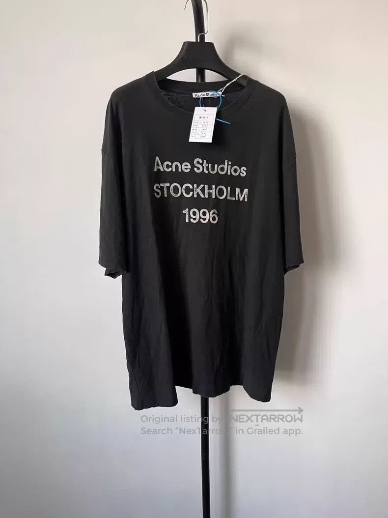 Acne Studios Acne Studios 1996 Series Letter Printed Crewneck Short Sle Size US S / EU 44-46 / 1 - 1 Thumbnail
