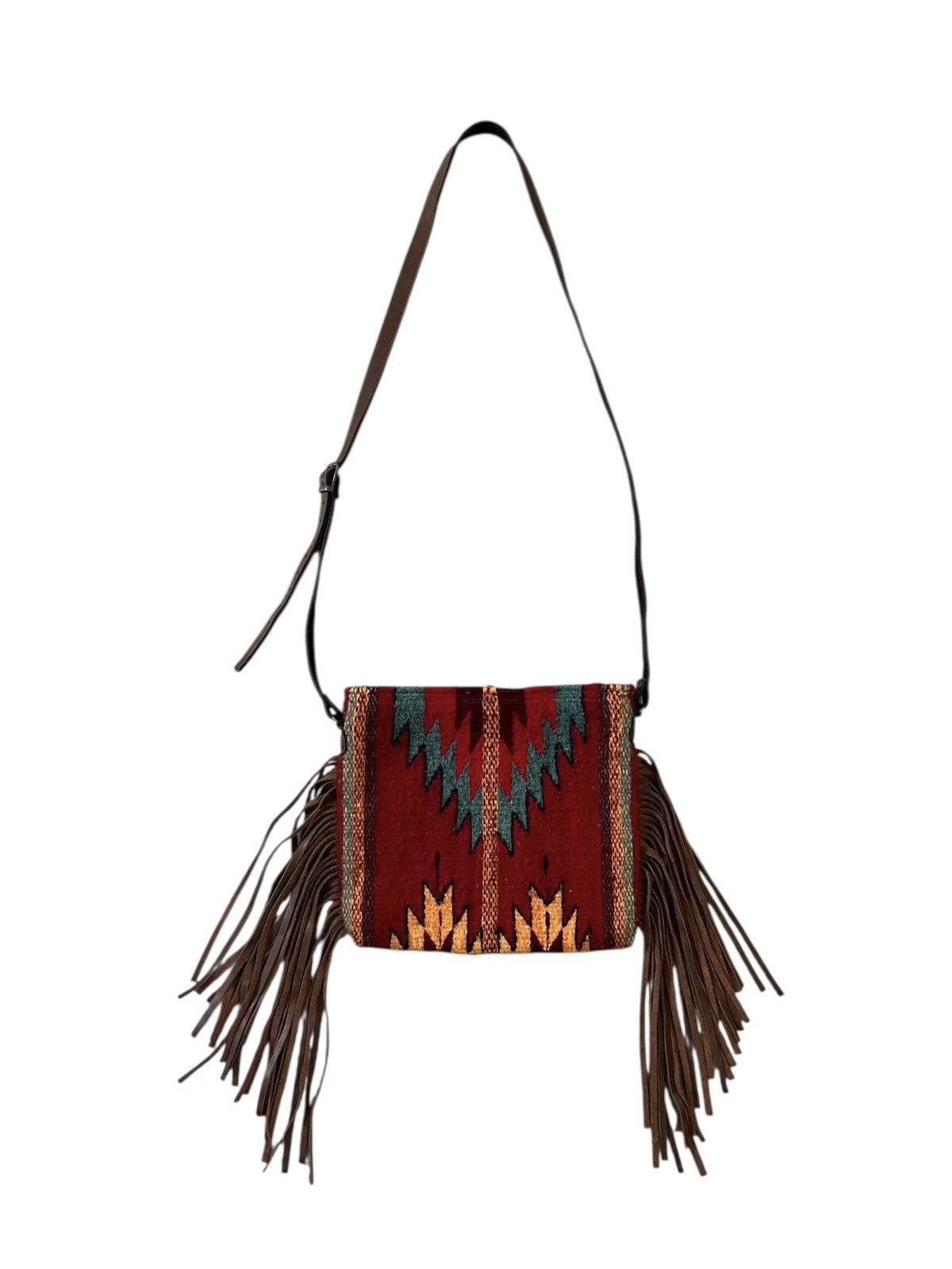 Vintage Manos Zapotecas Handmade Fringe Bag Size ONE SIZE - 2 Thumbnail