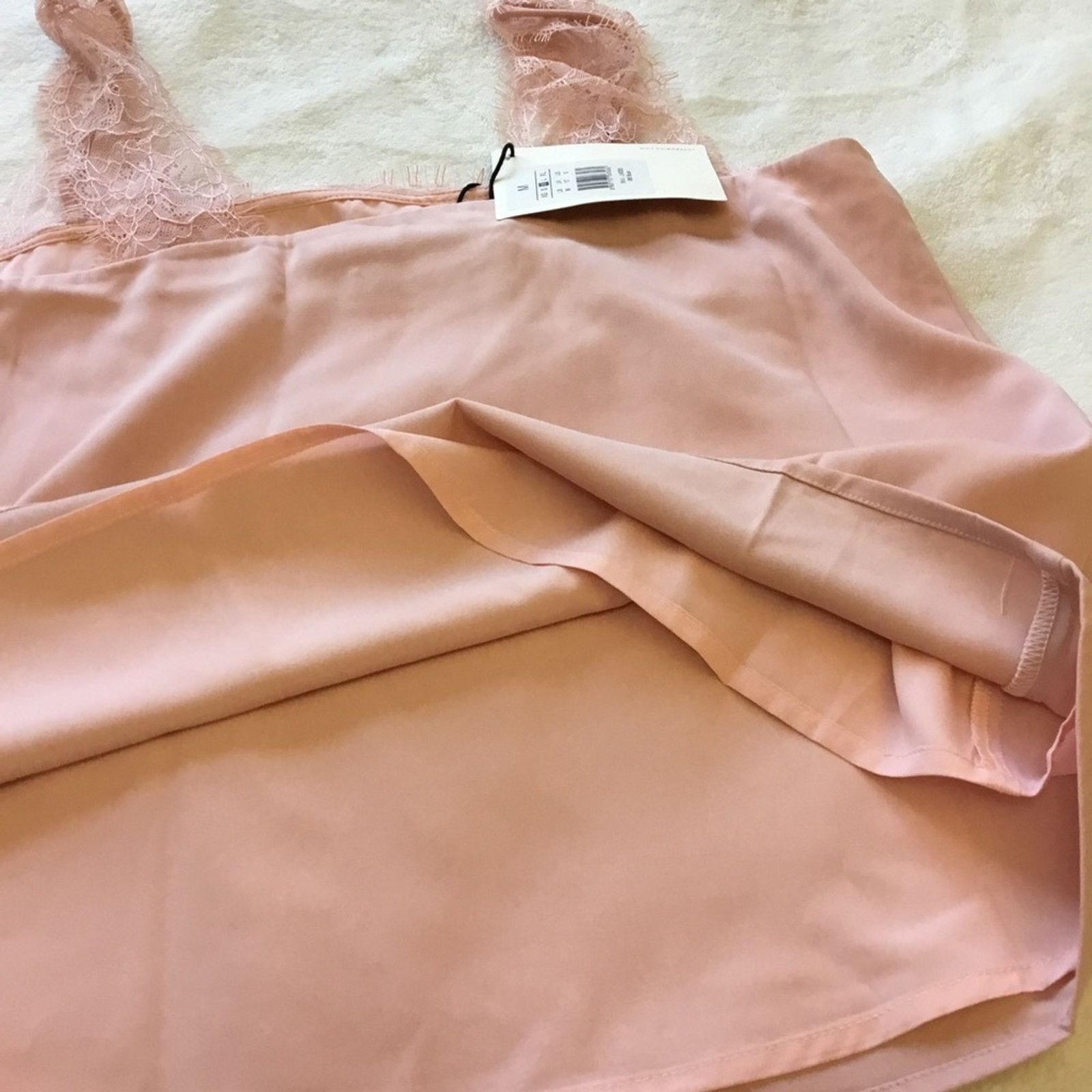 Other Love Bonito Pink Amara Lace Trim Camisole Size M / US 6-8 / IT 42-44 - 11 Thumbnail