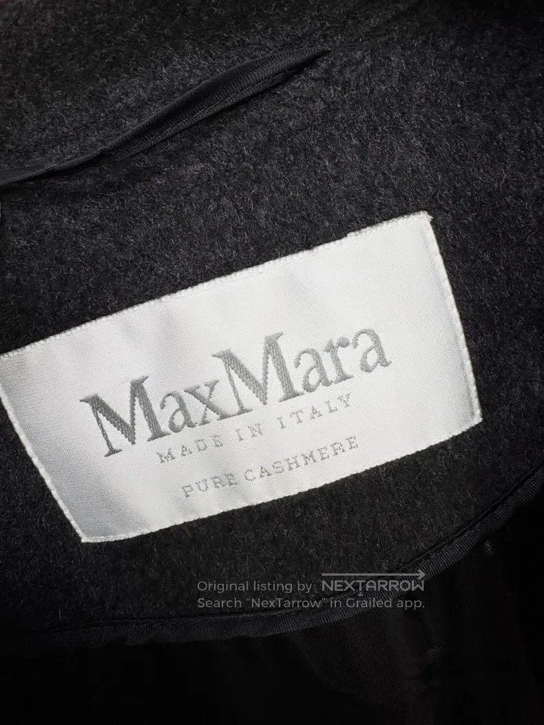 Max Mara Max Mara Grey cashmere coat Size S / US 4 / IT 40 - 2 Thumbnail