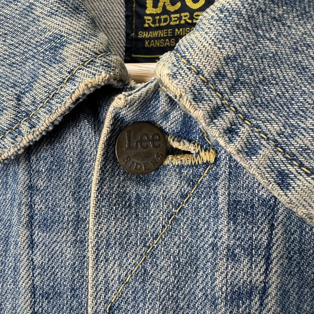 Lee ☀️LEE RIDERS CUSTOM RANCID DENIM JACKET Size US L / EU 52-54 / 3 - 8 Thumbnail
