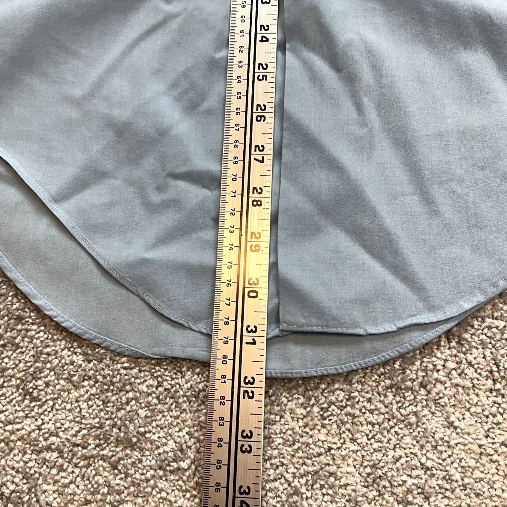 Vintage Unbranded Button Up Shirt Mens XL Light Blue Short Sleeve Collared Pocket Tee 16 Vintage Size US XL / EU 56 / 4 - 3 Thumbnail