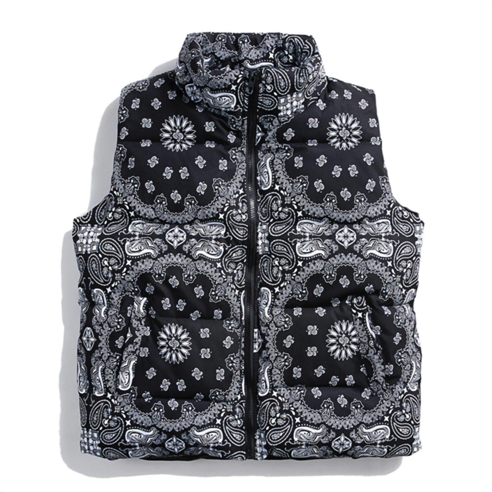 Other Paisley Puffer Vest | Quilted Bandana-Print Size US M / EU 48-50 / 2 - 3 Thumbnail