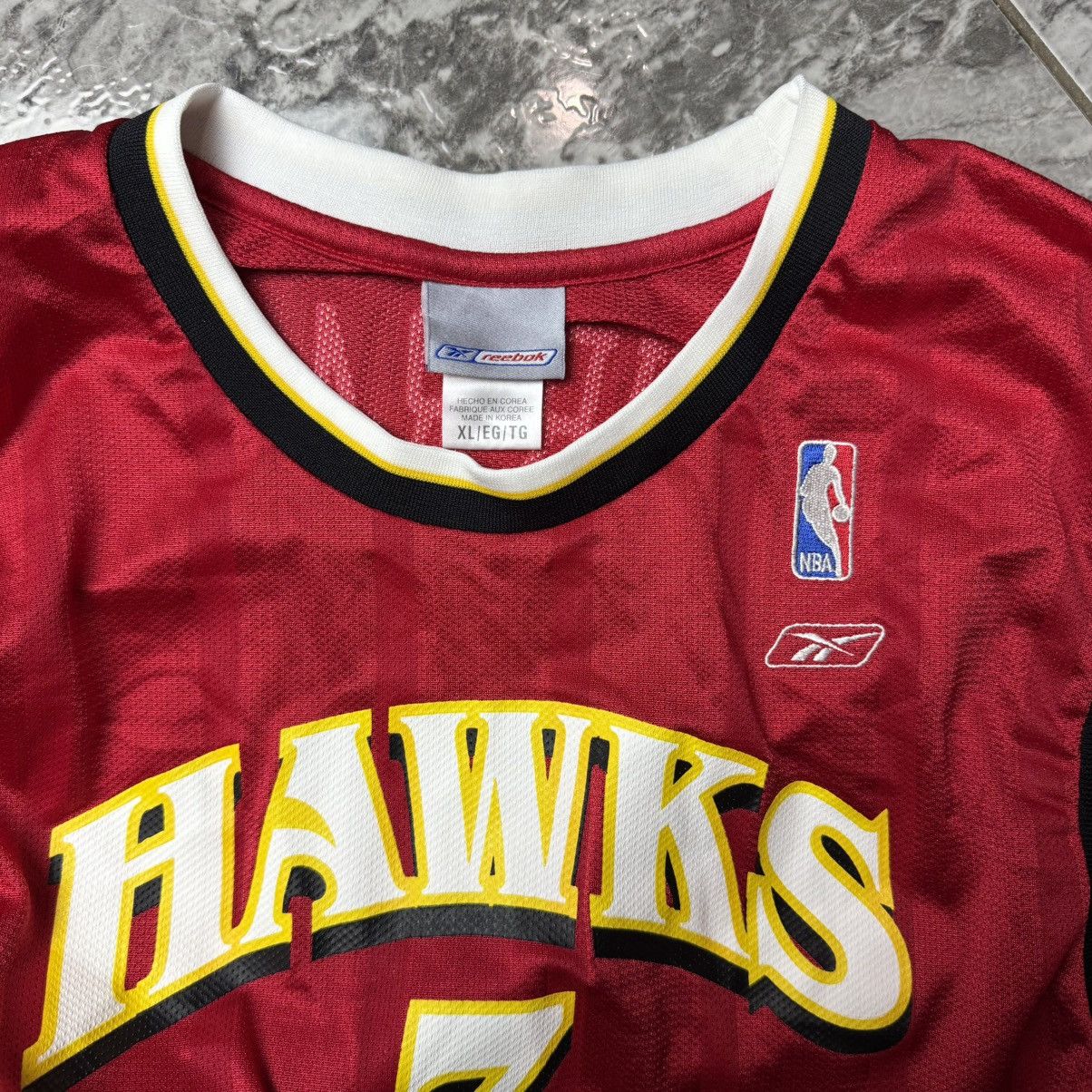 Reebok × Vintage Reebok Atlanta Hawks Shareef Abdur-Rahim Away Jersey Red Size US XL / EU 56 / 4 - 7 Thumbnail