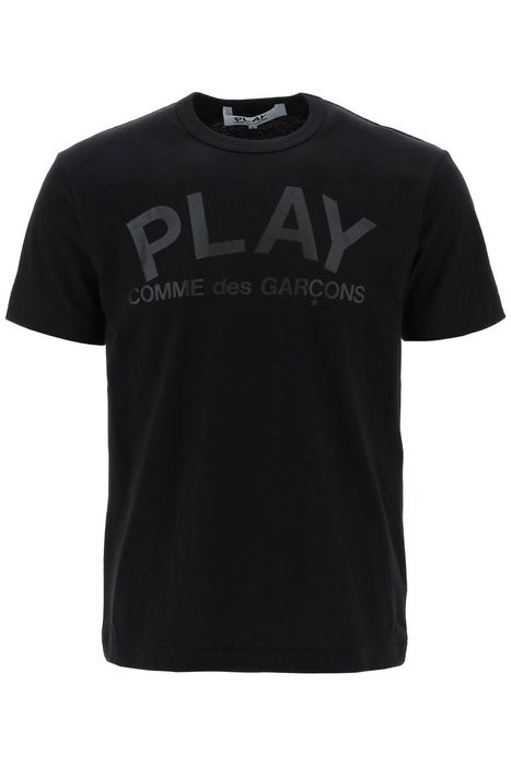 Comme Des Garcons Play Comme Des Garcons Play Logo Print T Shirt