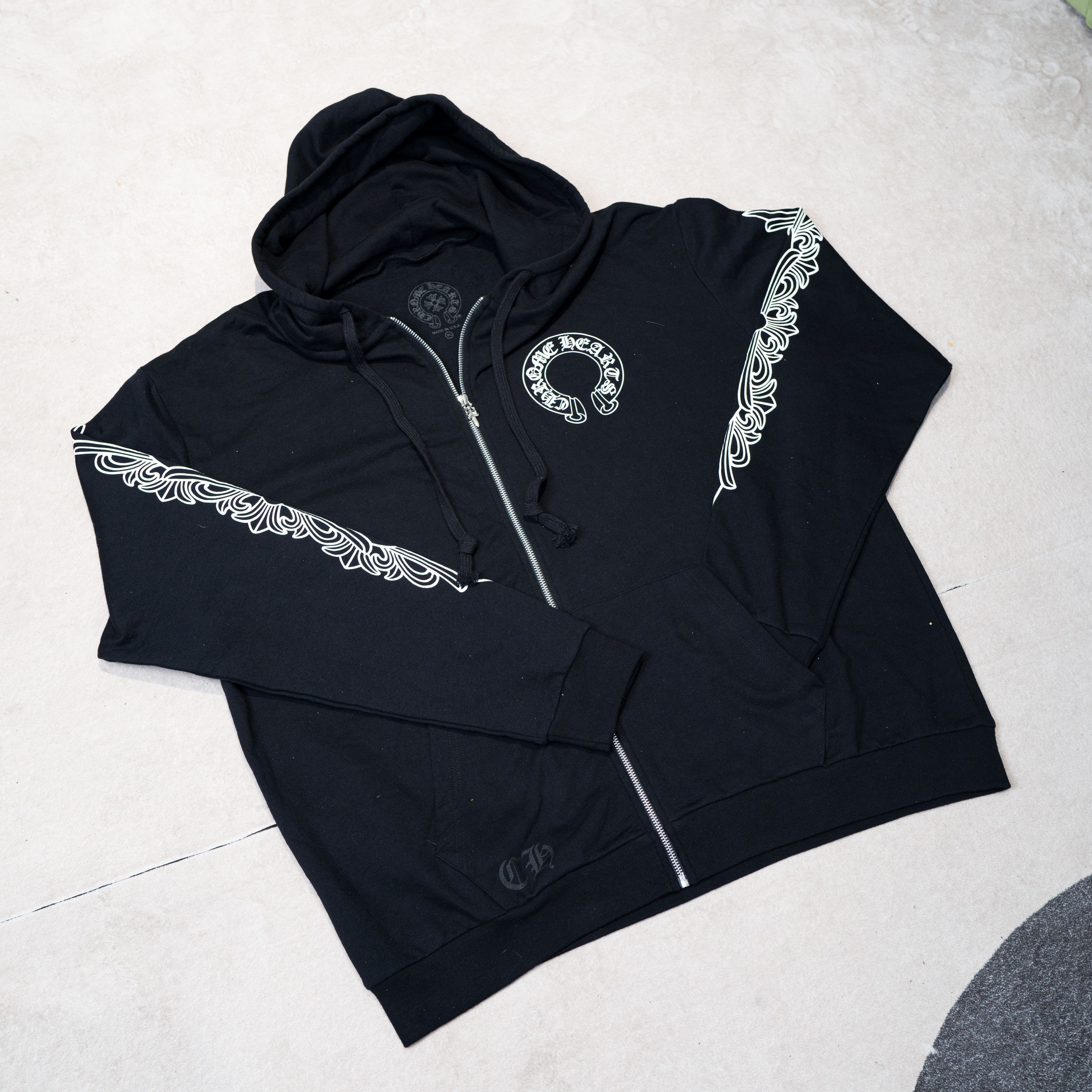 Chrome Hearts CHROME HEARTS Horseshoe Long Sleeve Hoodie Size US XL / EU 56 / 4 - 10 Thumbnail