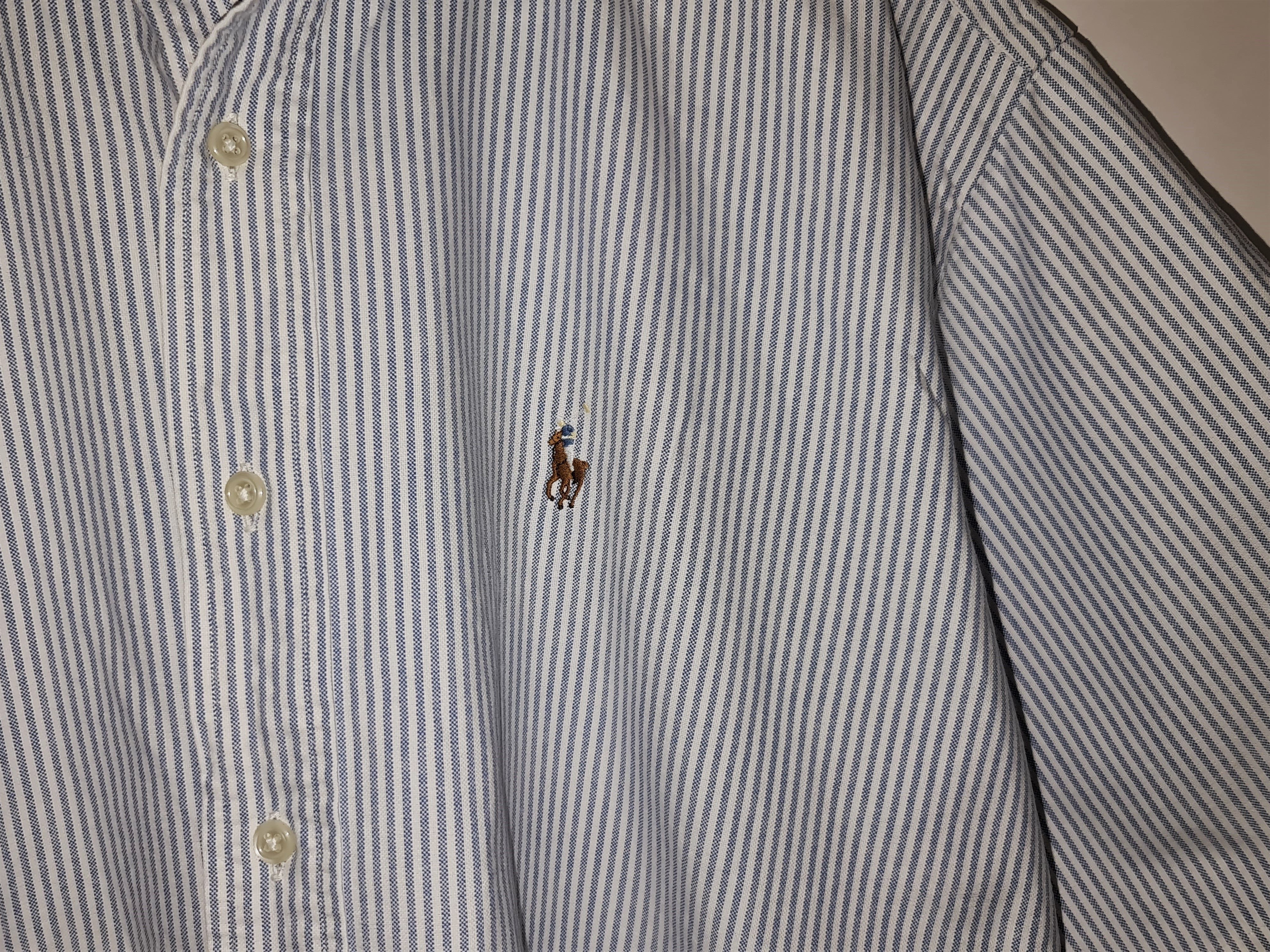 Polo Ralph Lauren Vintage Polo by Ralph Lauren Striped Shirt Cotton Old Money Size US M / EU 48-50 / 2 - 5 Thumbnail