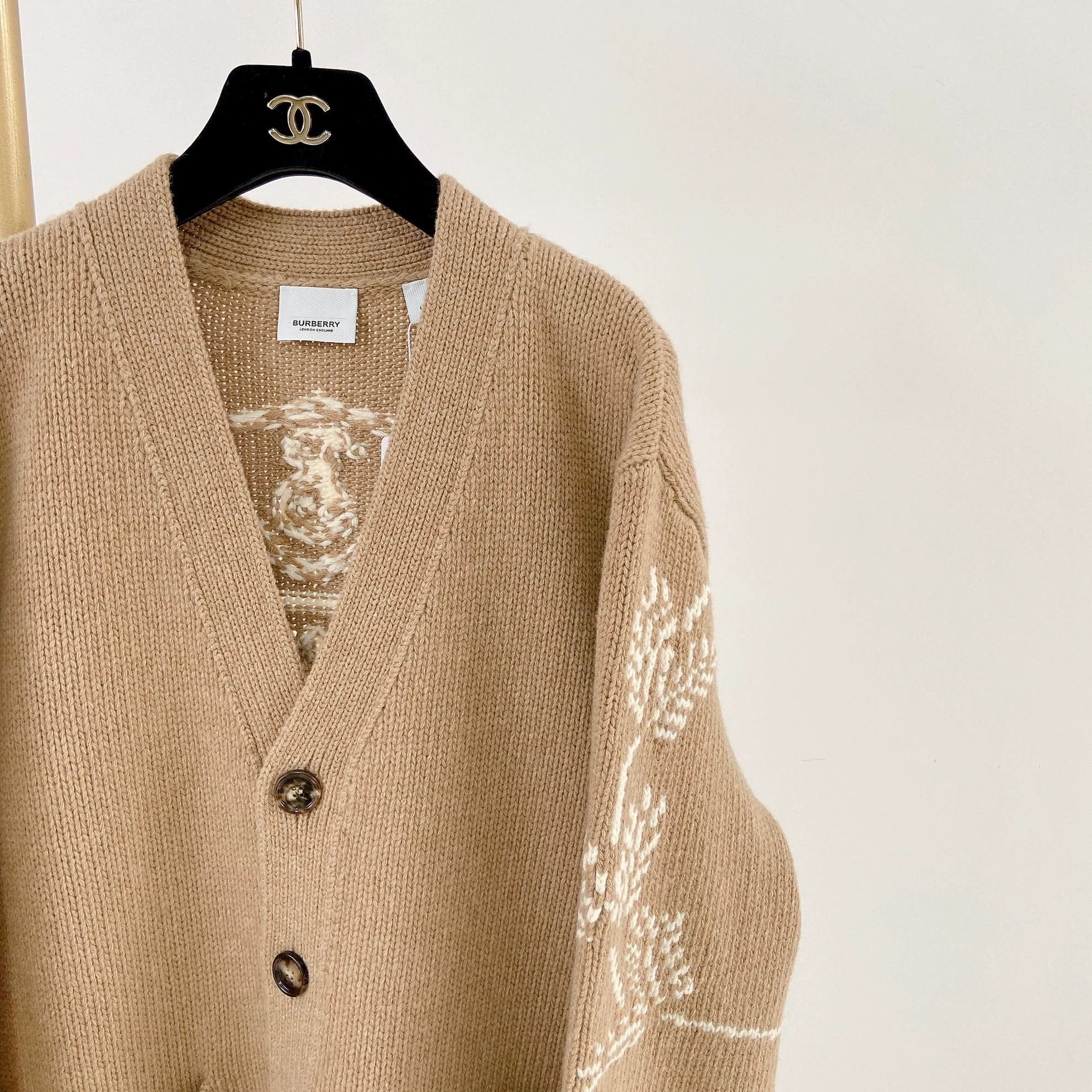 Burberry Burberry Horseferry Embroidery Cardigan L Size US L / EU 52-54 / 3 - 3 Thumbnail