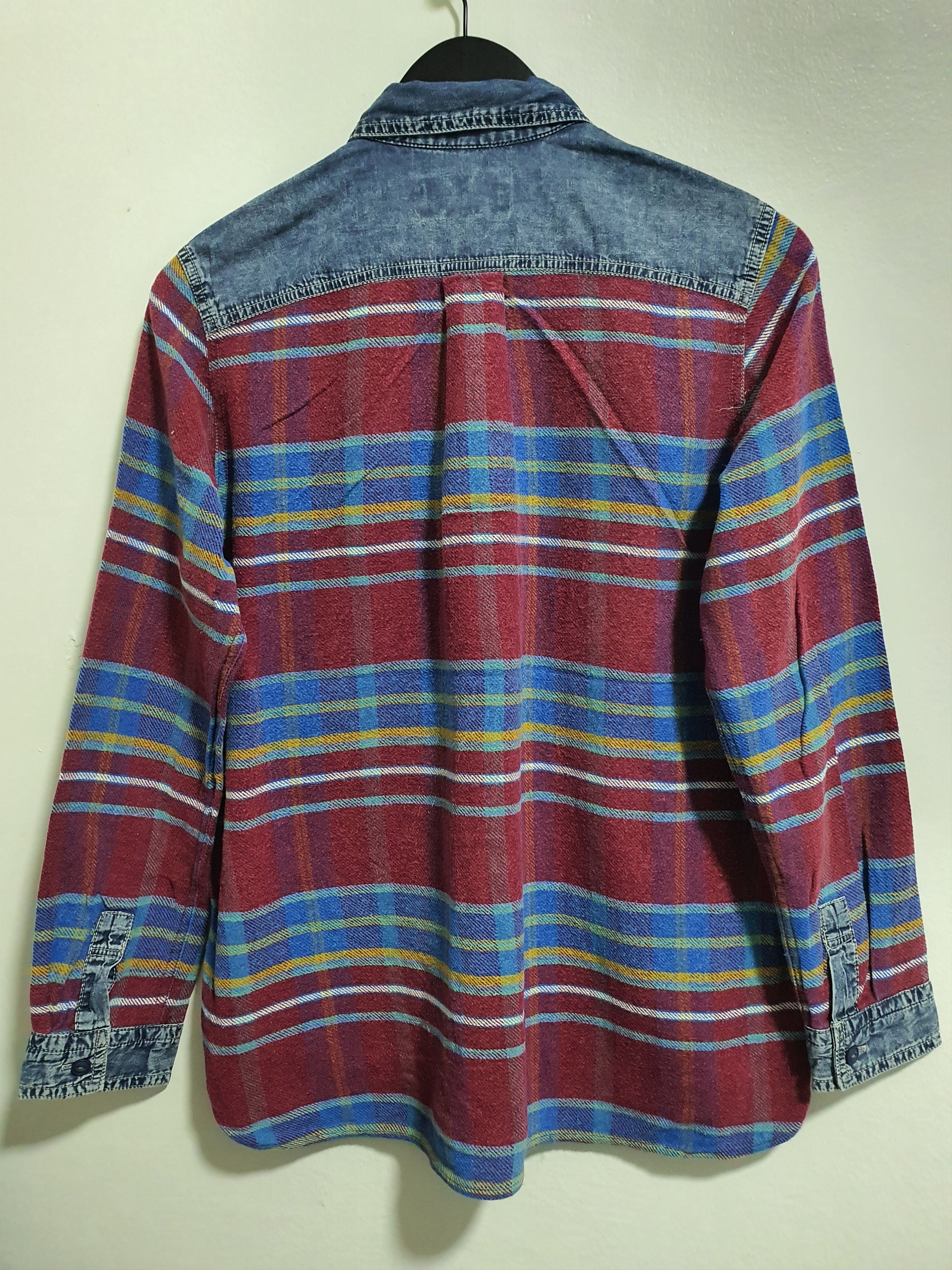 Japanese Brand CUBE SUGAR 21”/27” FLANNEL SHIRT Size US M / EU 48-50 / 2 - 3 Thumbnail