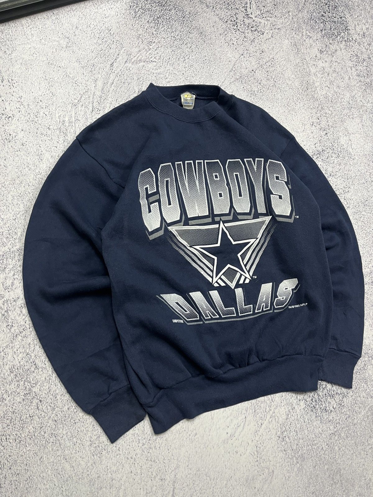 NFL × Vintage Vintage 1994 Dallas Cowboys Competitor Graphic Sweatshirt Size US L / EU 52-54 / 3 - 4 Thumbnail