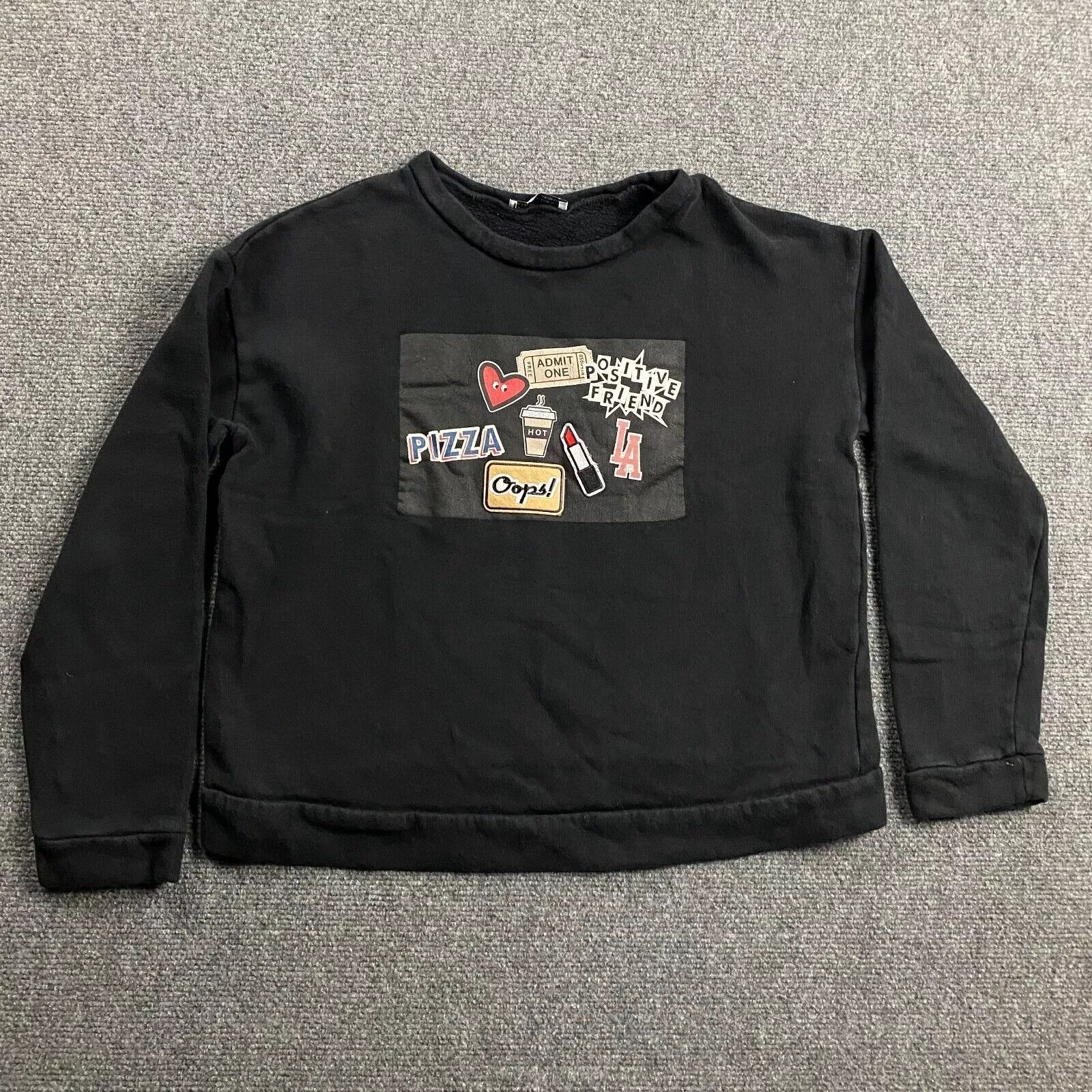 Zara Zara Sweatshirt Women's Pullover Graphic Winter Fall M Size M / US 6-8 / IT 42-44 - 1 Thumbnail