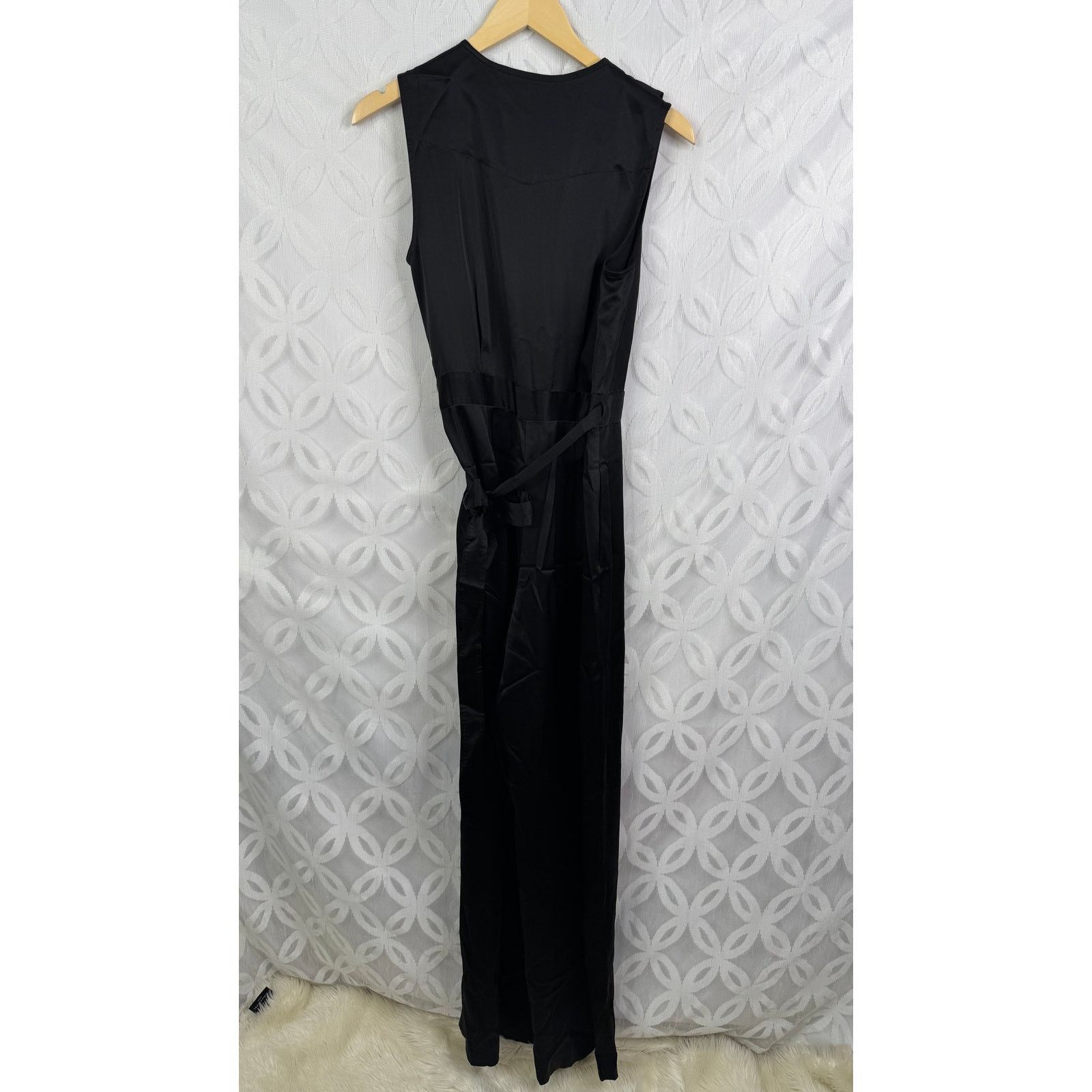 Diane von Furstenberg Diane von Furstenberg Sol wrap-effect satin wide-leg NWT Size 26" / US 2 / IT 38 - 9 Thumbnail