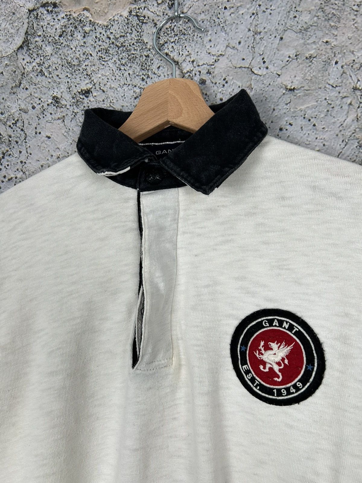 Gant Vintage Gant Rugby Polo Longsleeve 90s Rare Hype Size US M / EU 48-50 / 2 - 5 Thumbnail