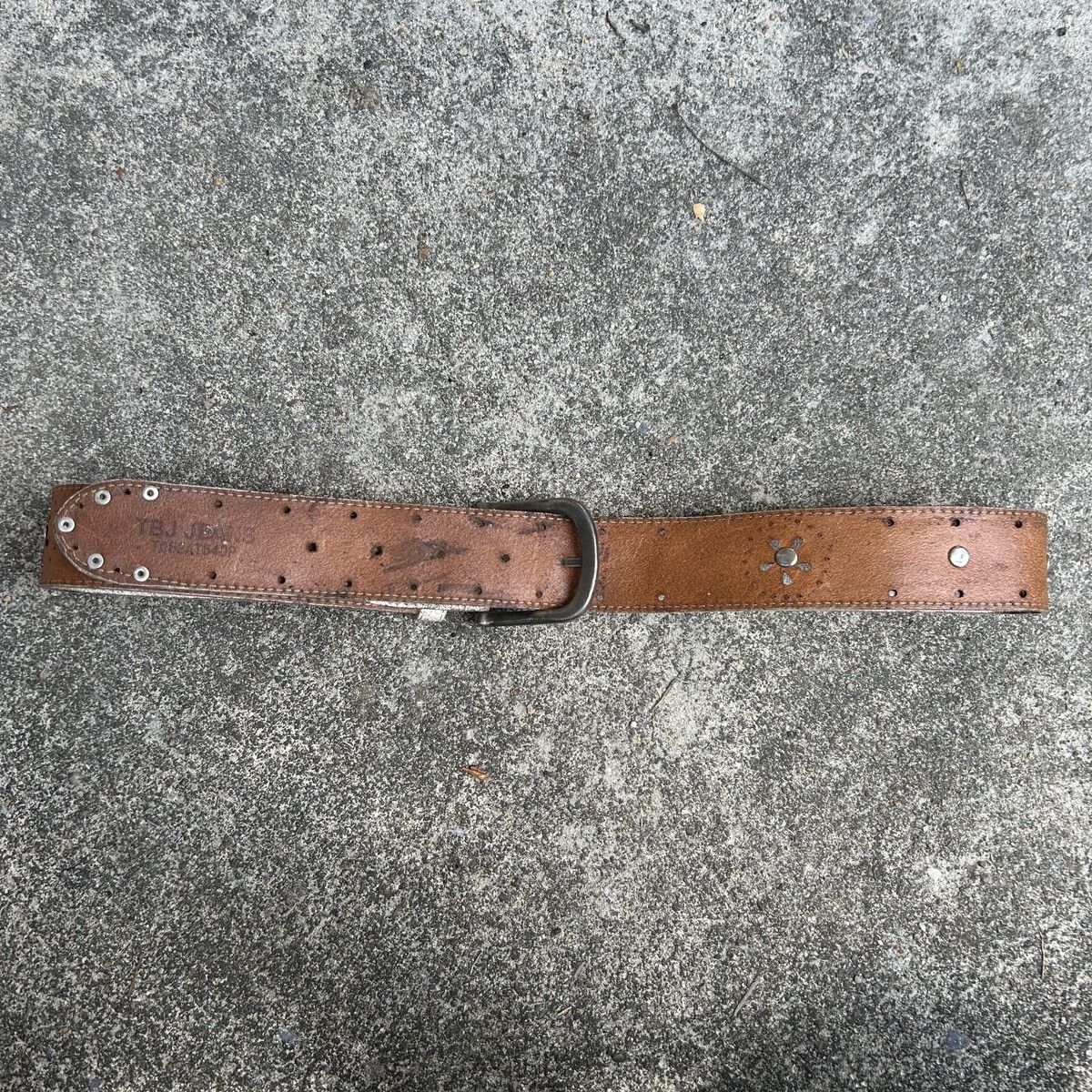 Vintage Vintage studded leather belt (Ka-pi-tal Style) Size ONE SIZE - 9 Thumbnail