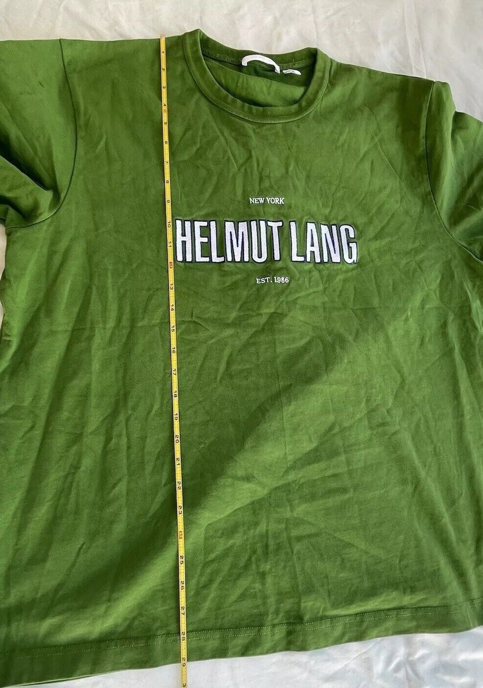 Helmut Lang Helmut Lang Men’s Shirt Sz XXL Green Streetwear New York Size US XXL / EU 58 / 5 - 4 Thumbnail