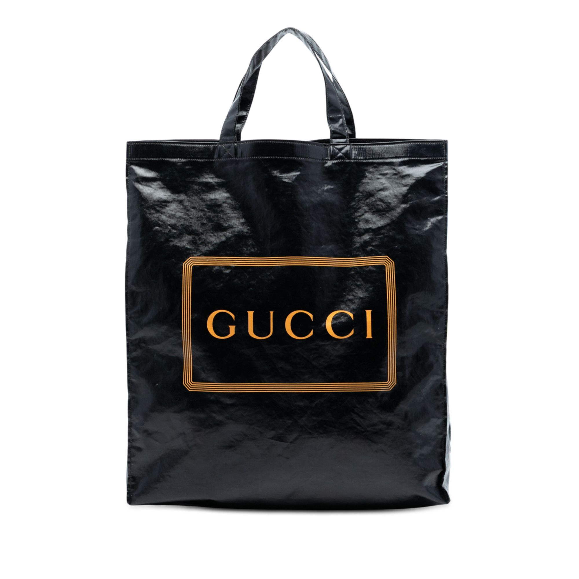 Gucci PVC Coated Canvas Logo Montecarlo Tote