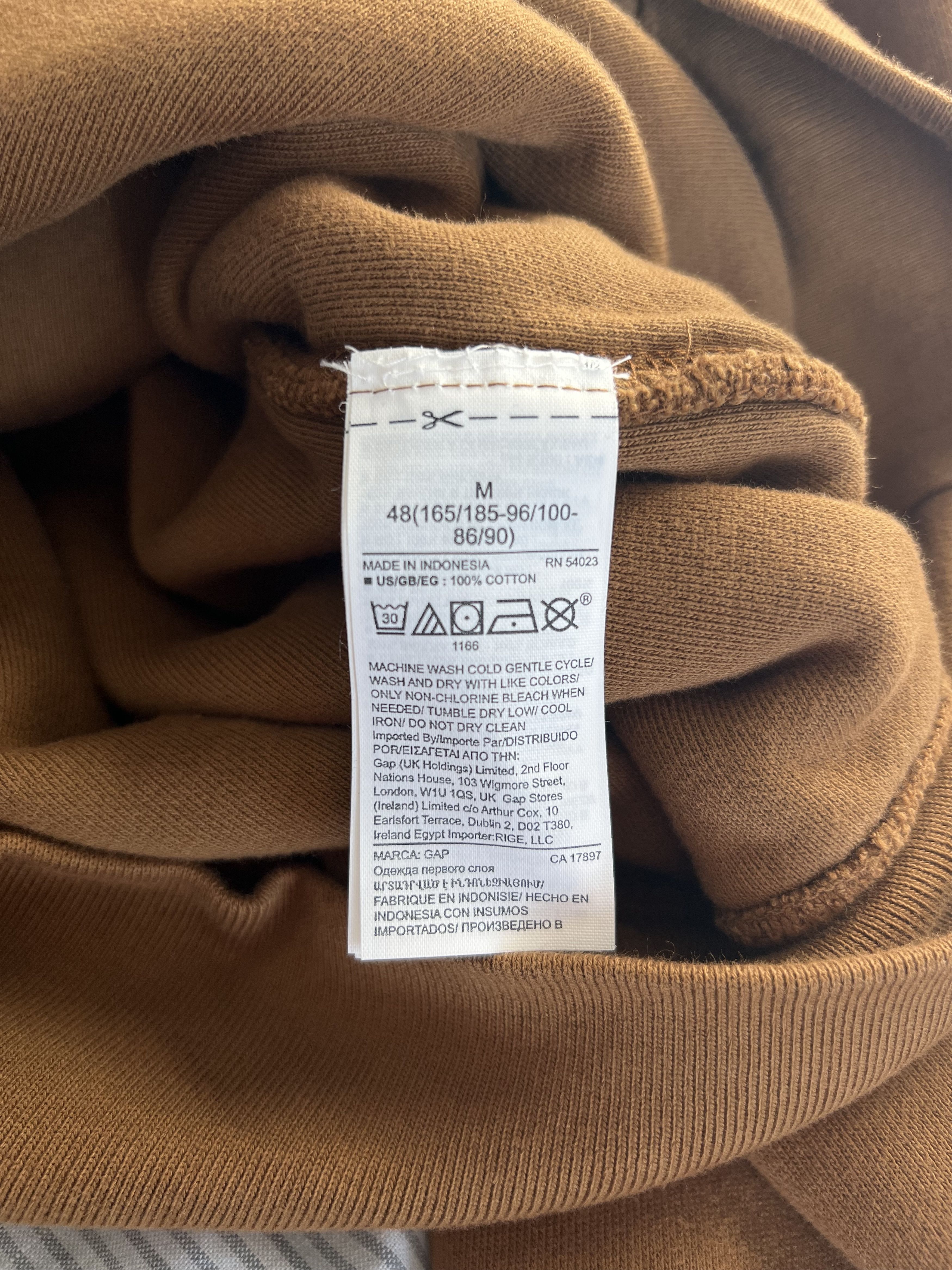 Gap Yeezy Gap Double Layered Hoodie in Light Brown Size US M / EU 48-50 / 2 - 8 Thumbnail