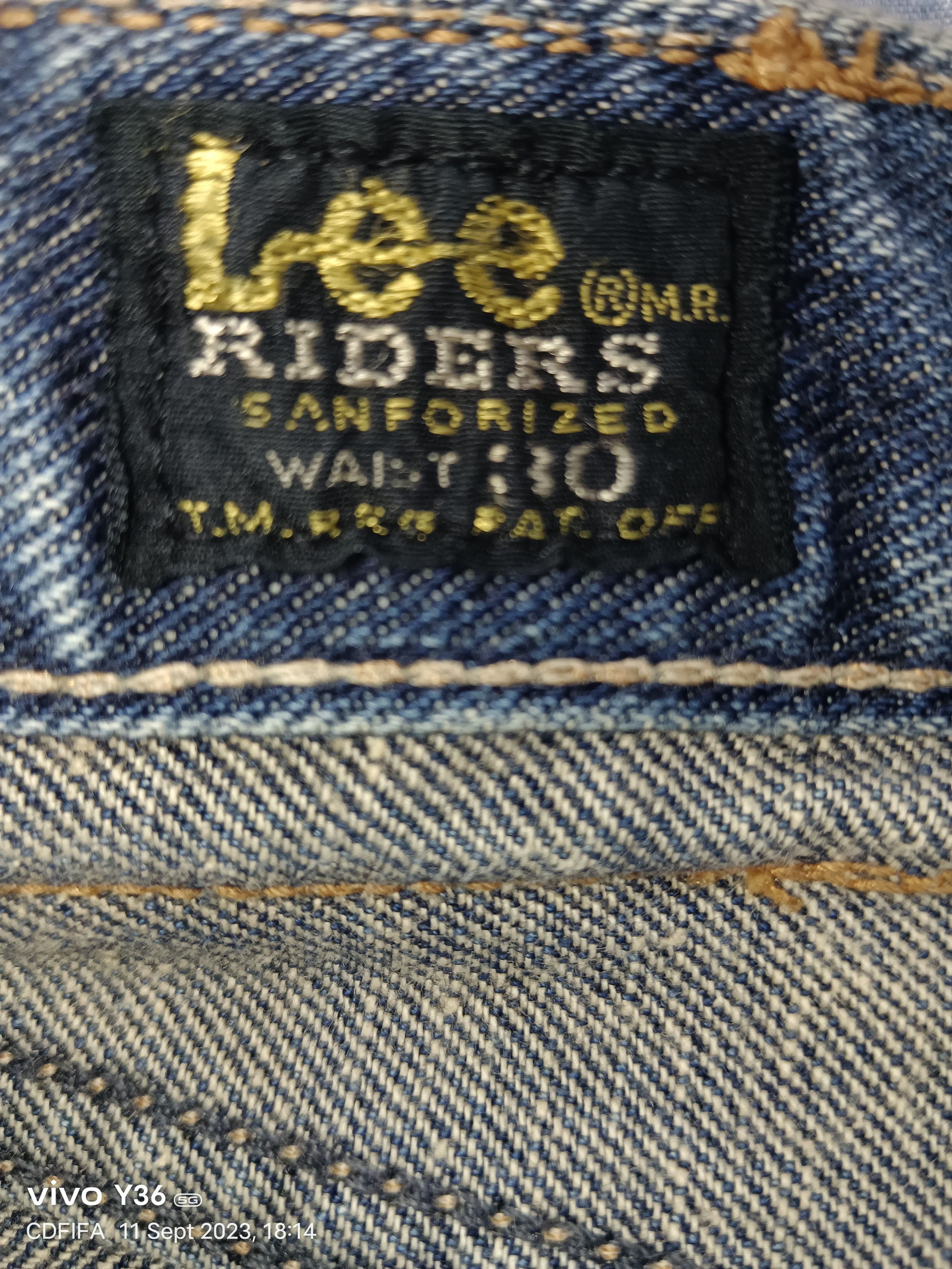 Lee Flare!!! Lee RIDERS Super Flare Jeans Size US 30 / EU 46 - 6 Thumbnail