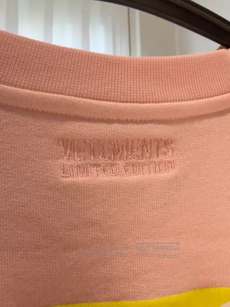 Vetements Vetements Pink Sweatshirt Size XS / US 0-2 / IT 36-38 - 8 Thumbnail