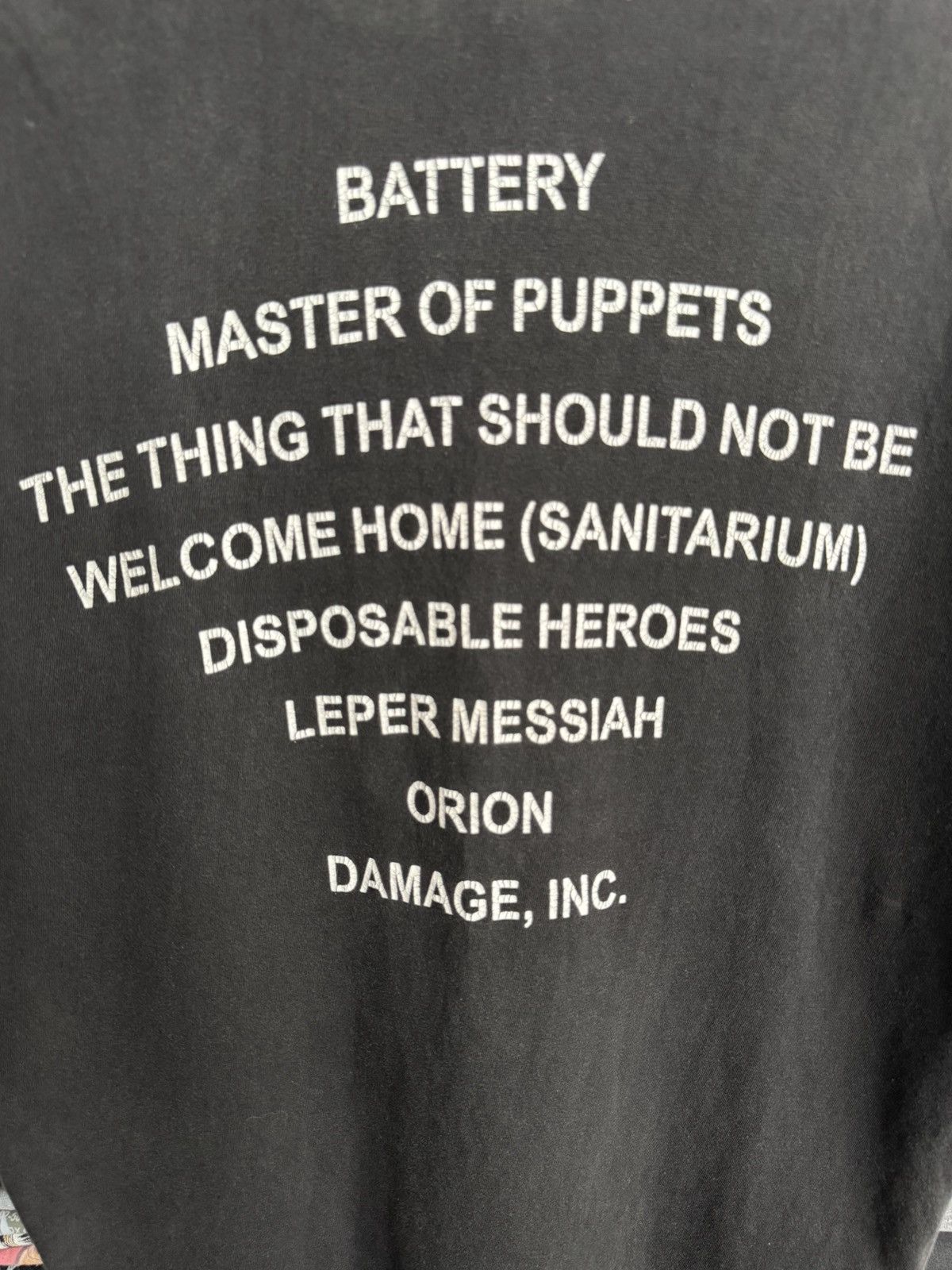 Metallica Vintage Metallica Master Of Puppets T-Shirt Single Stitch Size US L / EU 52-54 / 3 - 9 Thumbnail