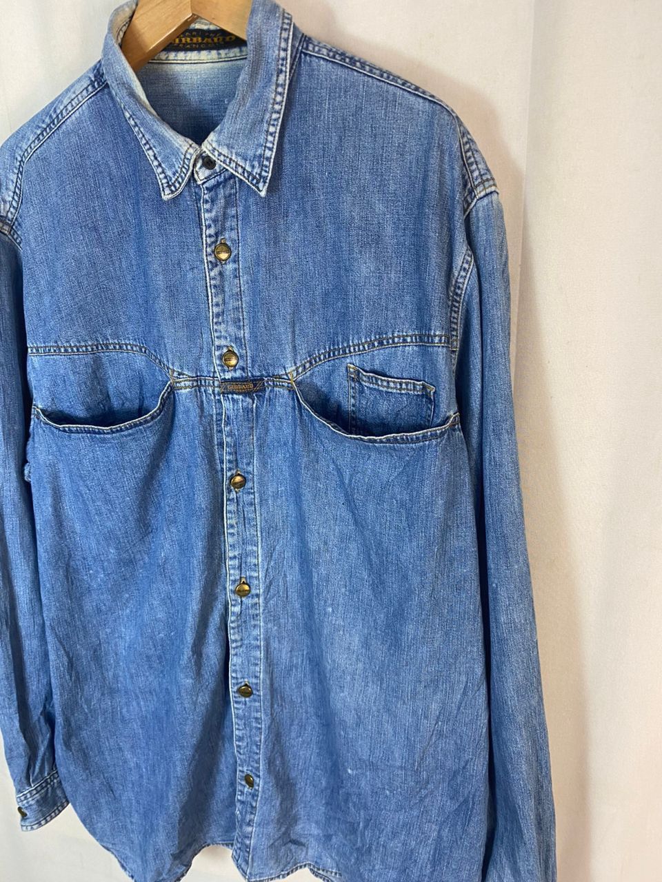 Marithe + Francois Girbaud Marithe girbaud francois button up denim jacket Size US L / EU 52-54 / 3 - 3 Thumbnail