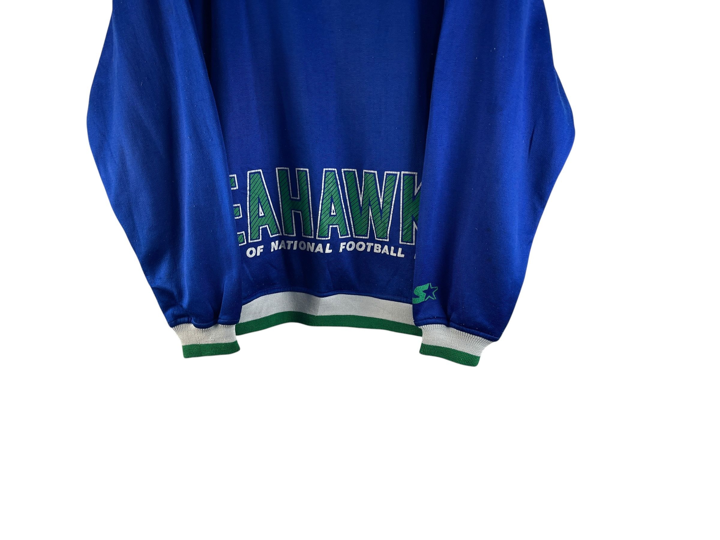 Starter Vintage Starter Seattle Seahawks Crewneck Sweatshirt NFL Size US L / EU 52-54 / 3 - 8 Thumbnail
