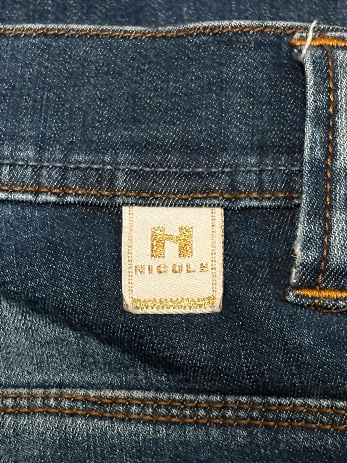 HIDEAWAYS Japanese Brand distressed white patchwork blue denim jeans Size US 29 - 3 Thumbnail