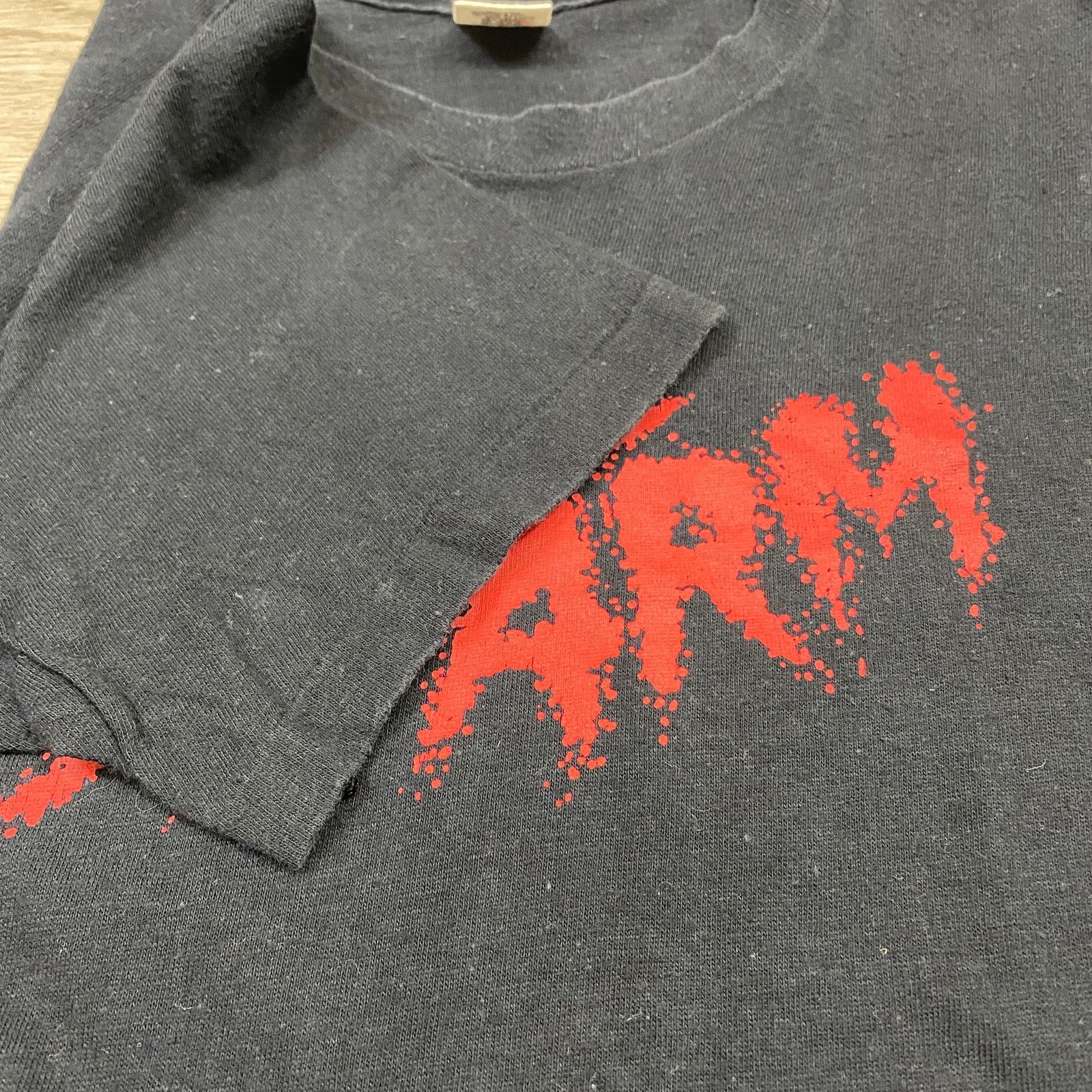 VTG 70s The Swarm Horror Movie Promo Fitted T Shirt Size S