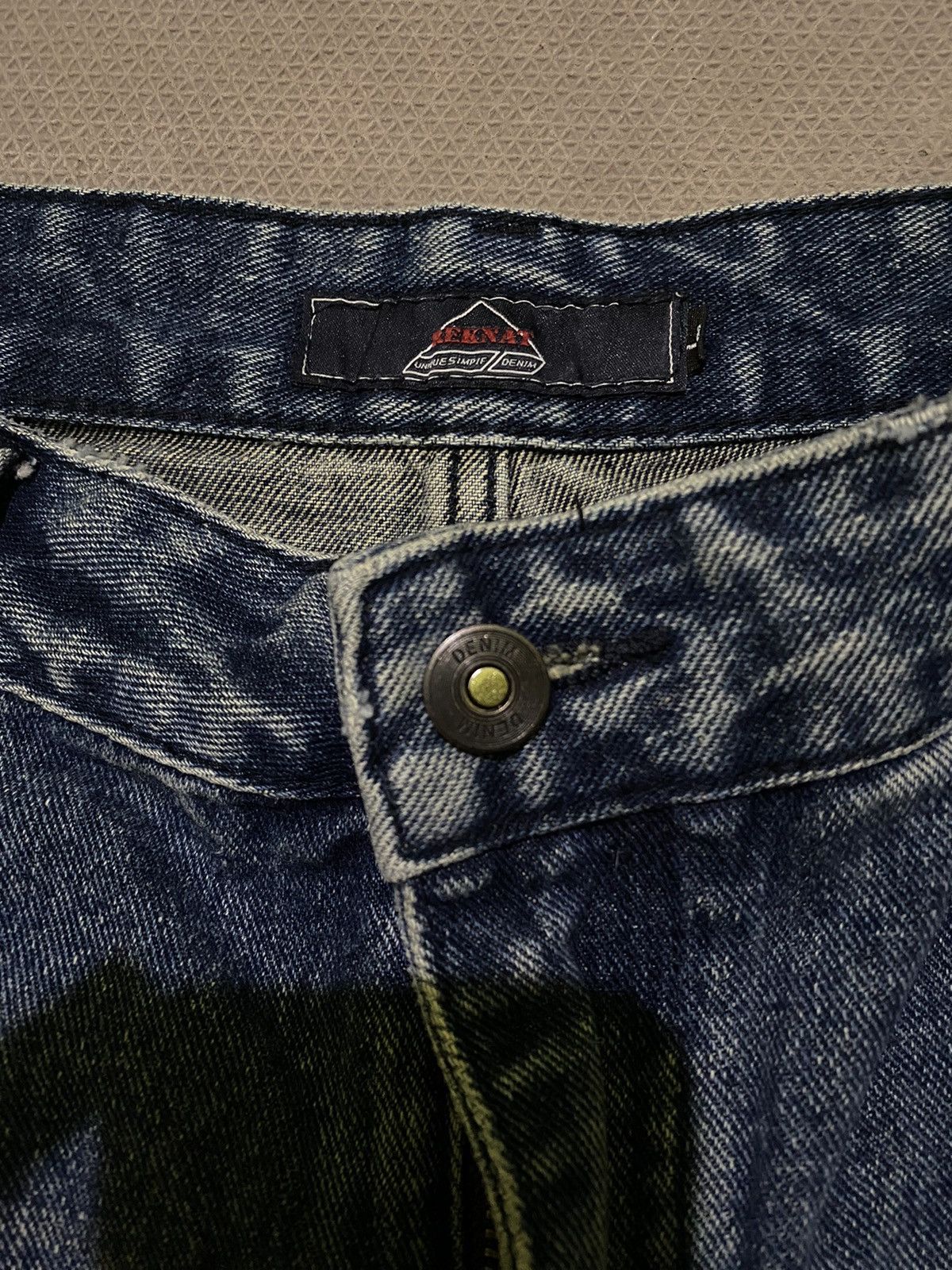 Hysteric Glamour × Japanese Brand Y2k Reknat “Visvim style” patchwork baggy jeans Size US 33 - 8 Thumbnail