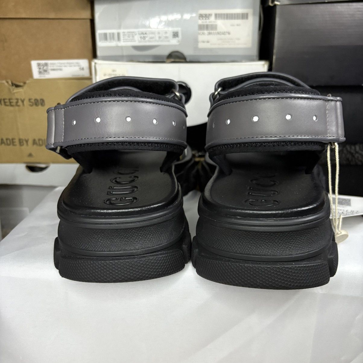 Gucci Size 9 - GUCCI SEGA Sandals Black Bronw 546064 DIR10 1265 Size US 9 / EU 42 - 4 Thumbnail