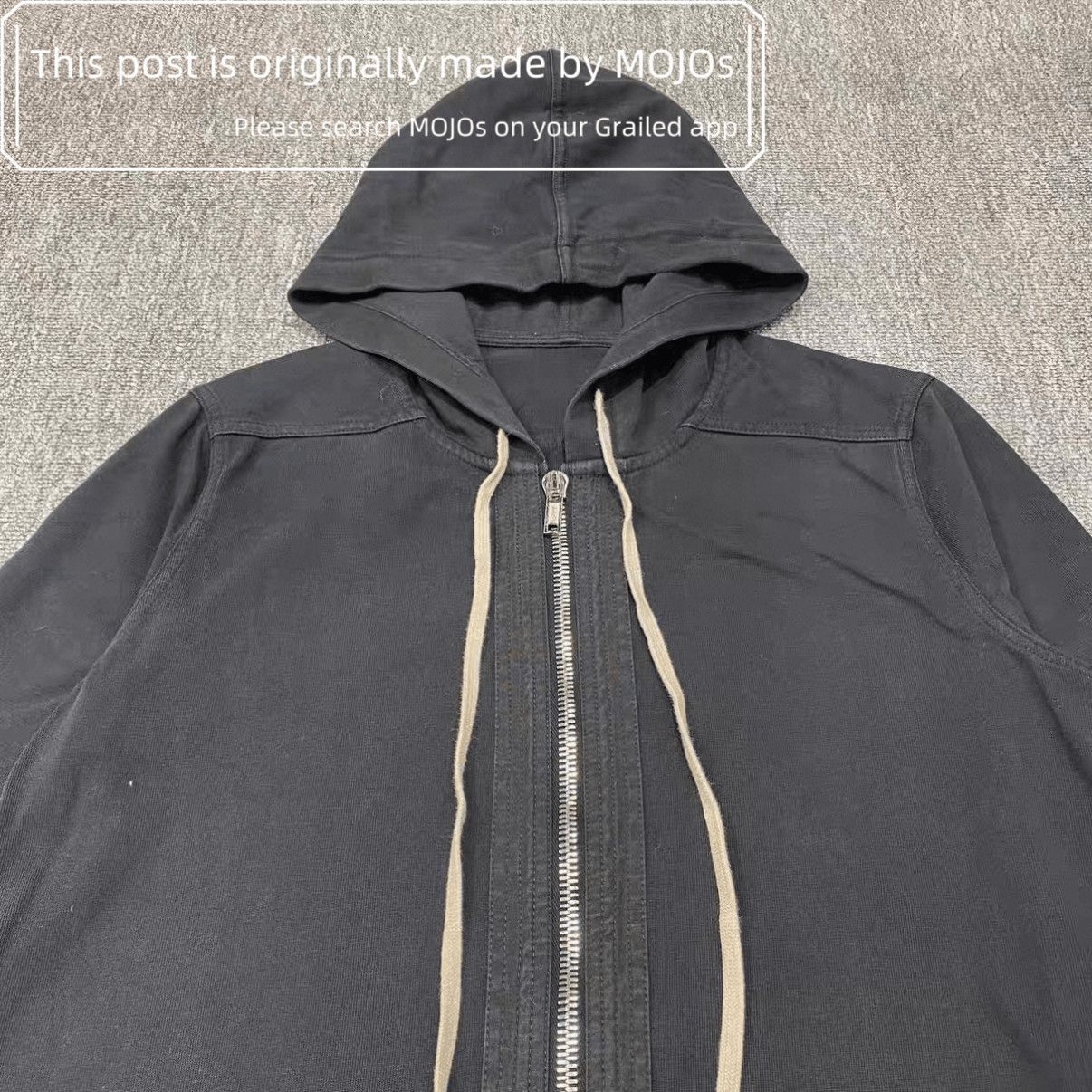 Rick Owens Rick Owens Extra Long Zip-up Hoodie mojos14501029 Size US S / EU 44-46 / 1 - 5 Thumbnail