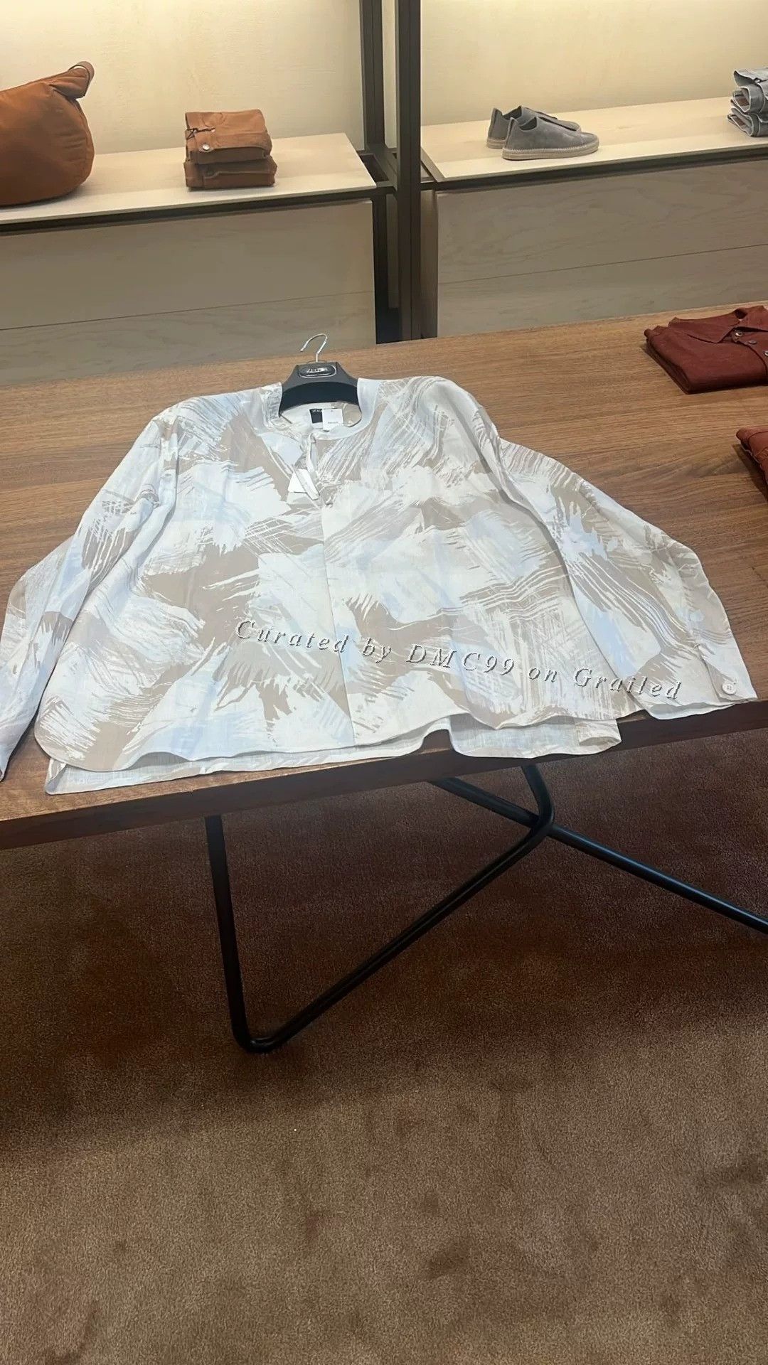 Ermenegildo Zegna Zegna Long-Sleeve Linen Shirt Size US XL / EU 56 / 4 - 7 Thumbnail