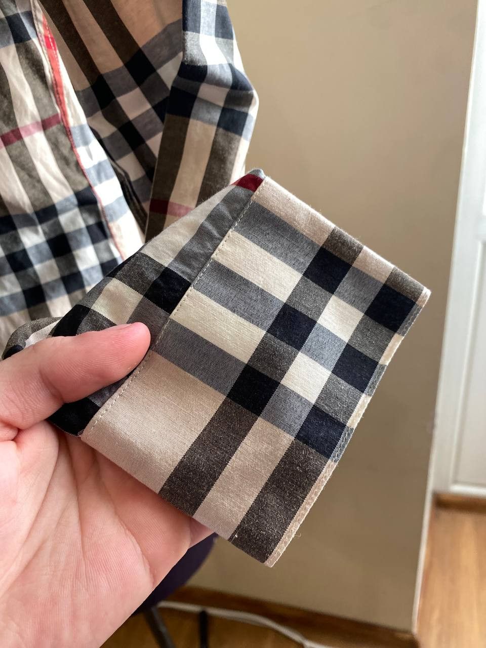 Burberry Burberry Stretch Cotton Long Sleeve Shirt New Classic Size S / US 4 / IT 40 - 7 Thumbnail
