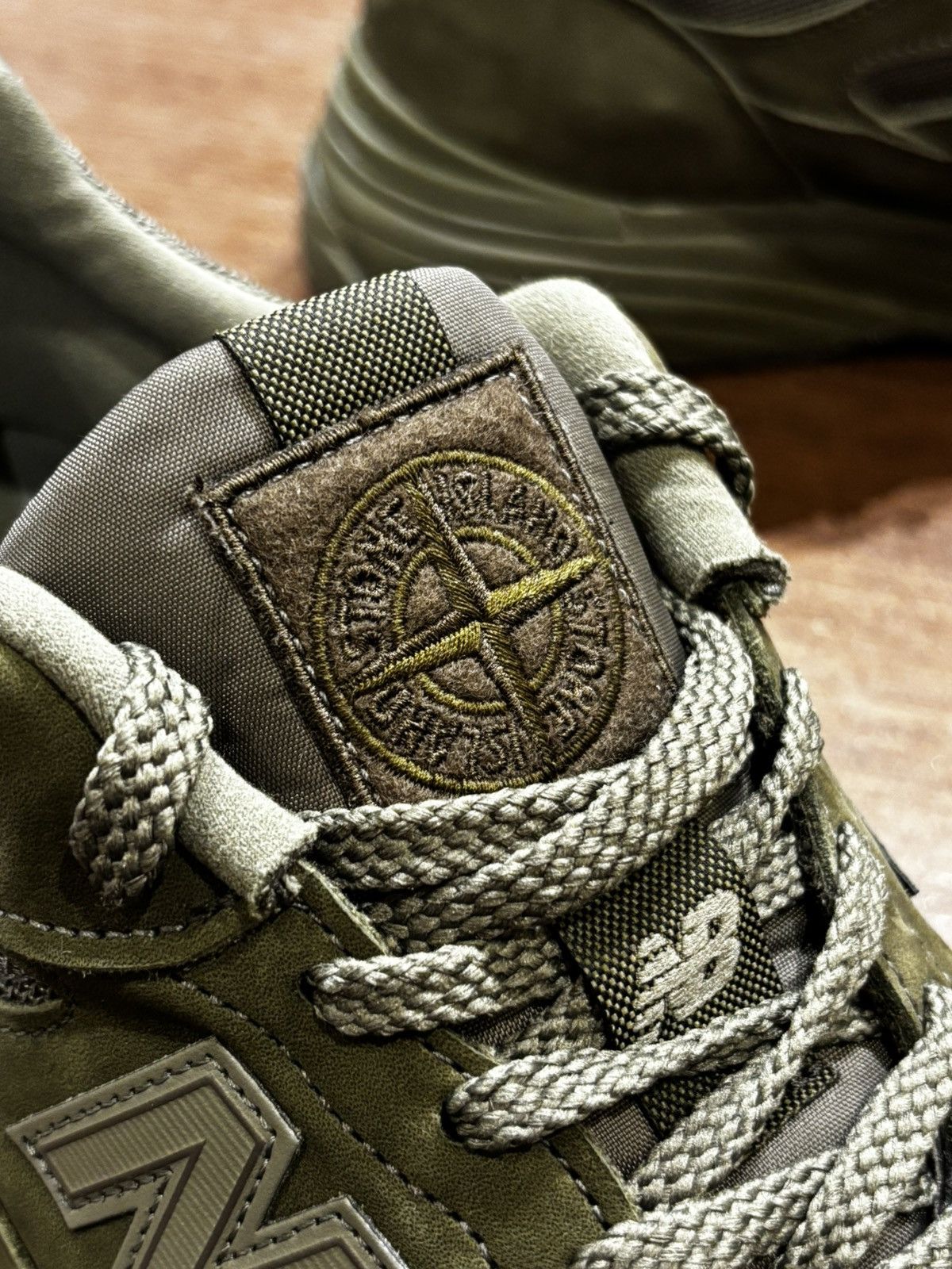 New Balance × Stone Island NB X Stone Island 991 V2 ‘MI UK Ghost Pack Green’ Size US 10.5 / EU 43-44 - 3 Thumbnail