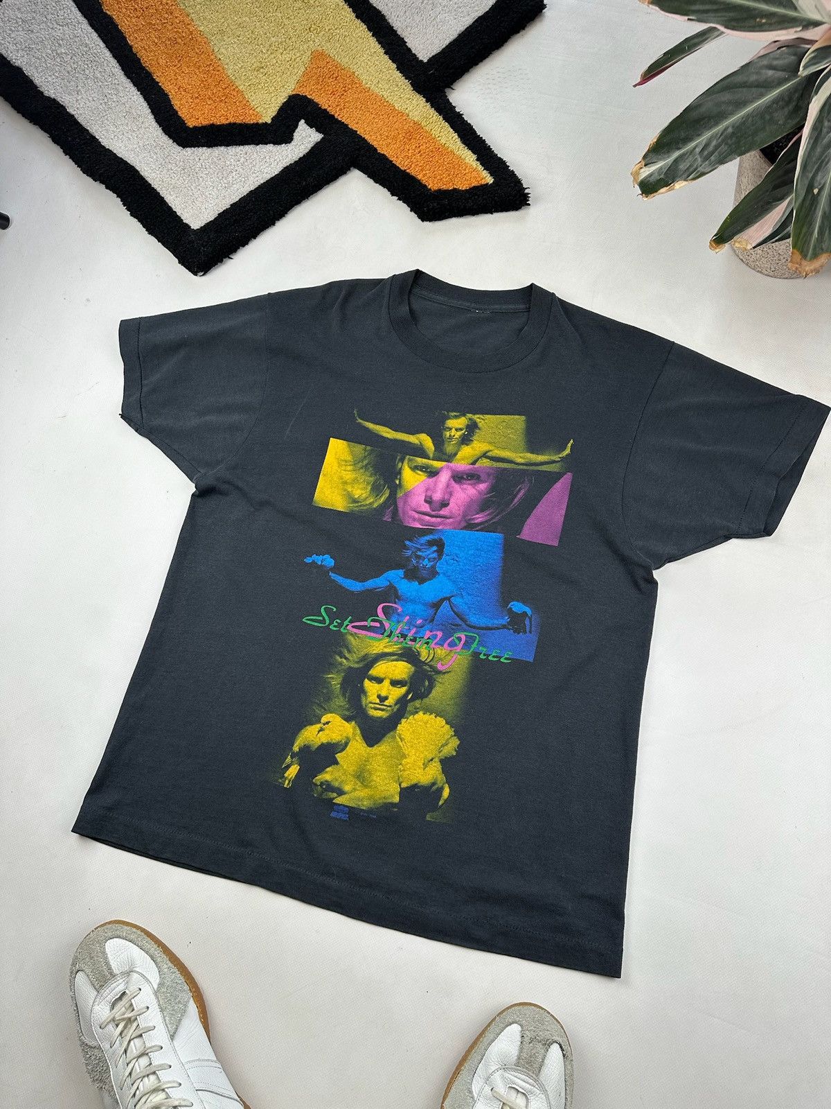 Band Tees × Vintage Vintage Sting T Shirt Rock Punk Tee 90s art Size US L / EU 52-54 / 3 - 5 Thumbnail