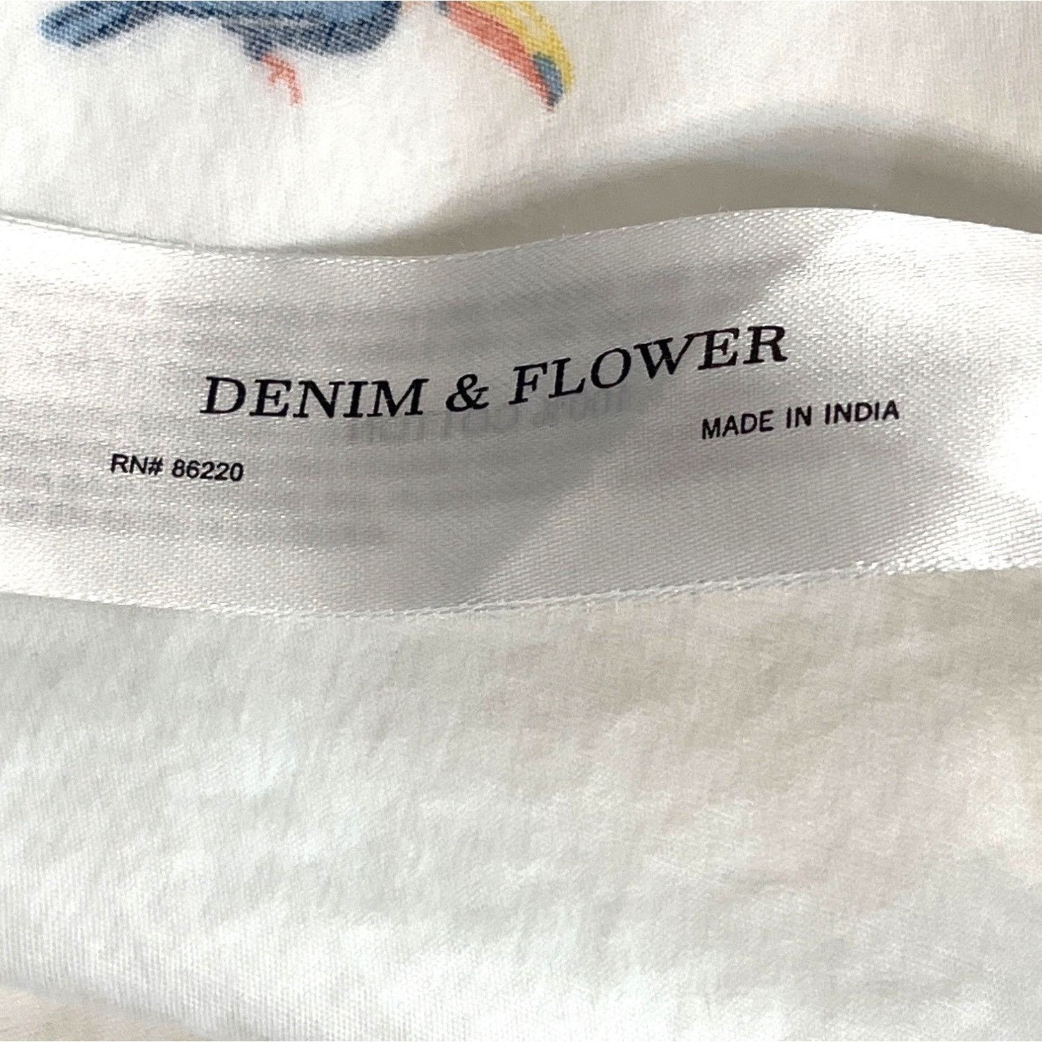 Other Denim & Flower Ricky Singh Mens M White Cotton Toucan Print Size US M / EU 48-50 / 2 - 5 Thumbnail