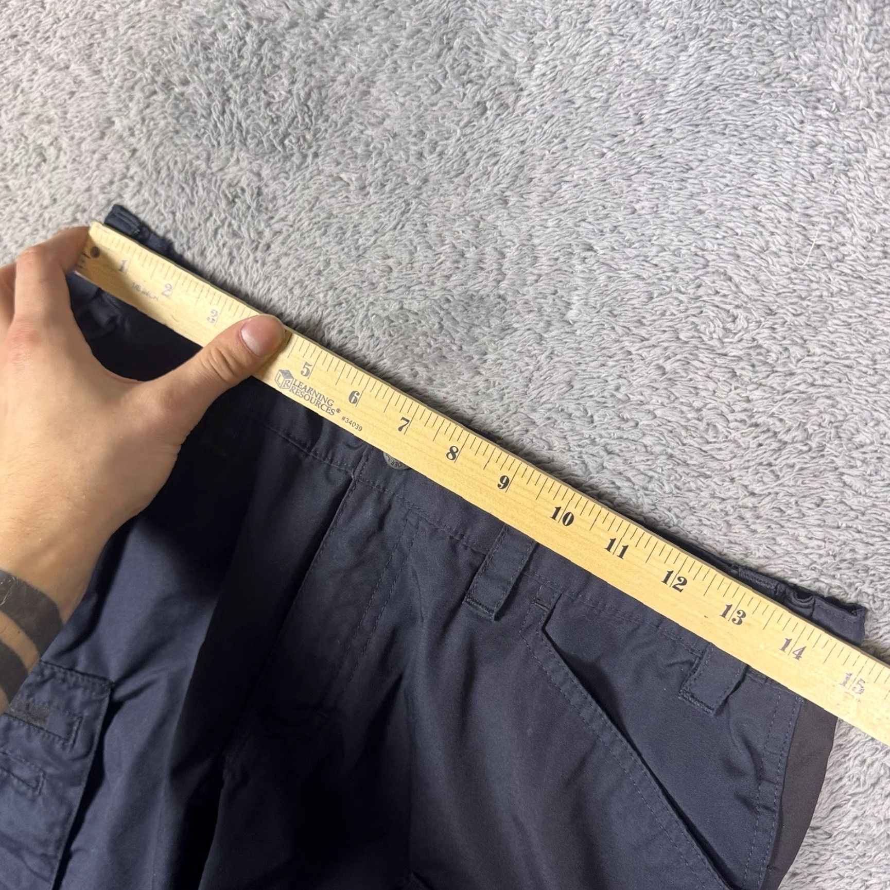 Vintage Blaklader Pants Womens 29x33 6L Workwear Stretch Cargo Utility Tech Double Knee Pants Women Regular Blue 6Pockets Cargo Workwear Womens Mens? Size 29" - 7 Thumbnail