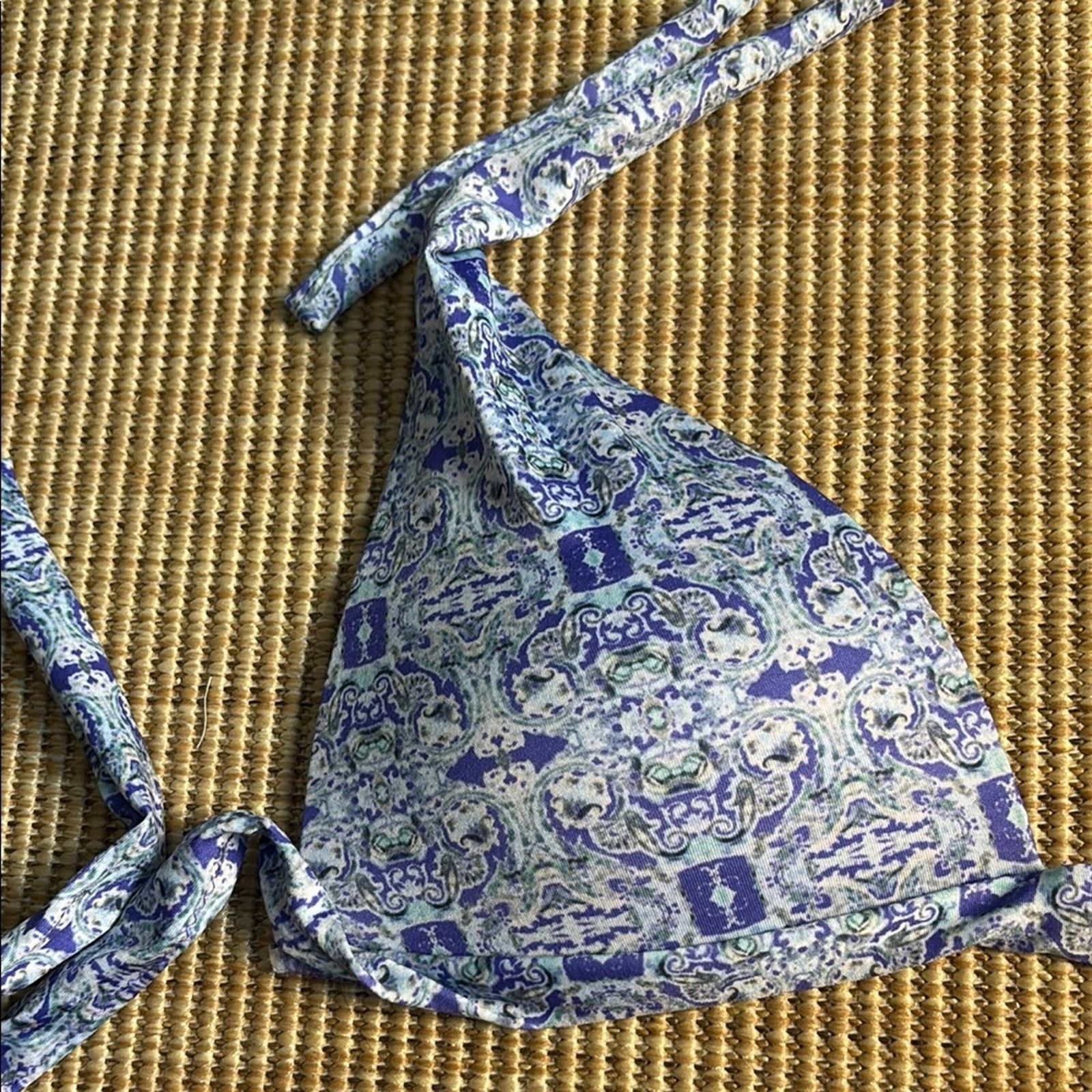 Other NWT Antica Sartoria Positano Blue and Purple Bikini Set L Size ONE SIZE - 3 Thumbnail
