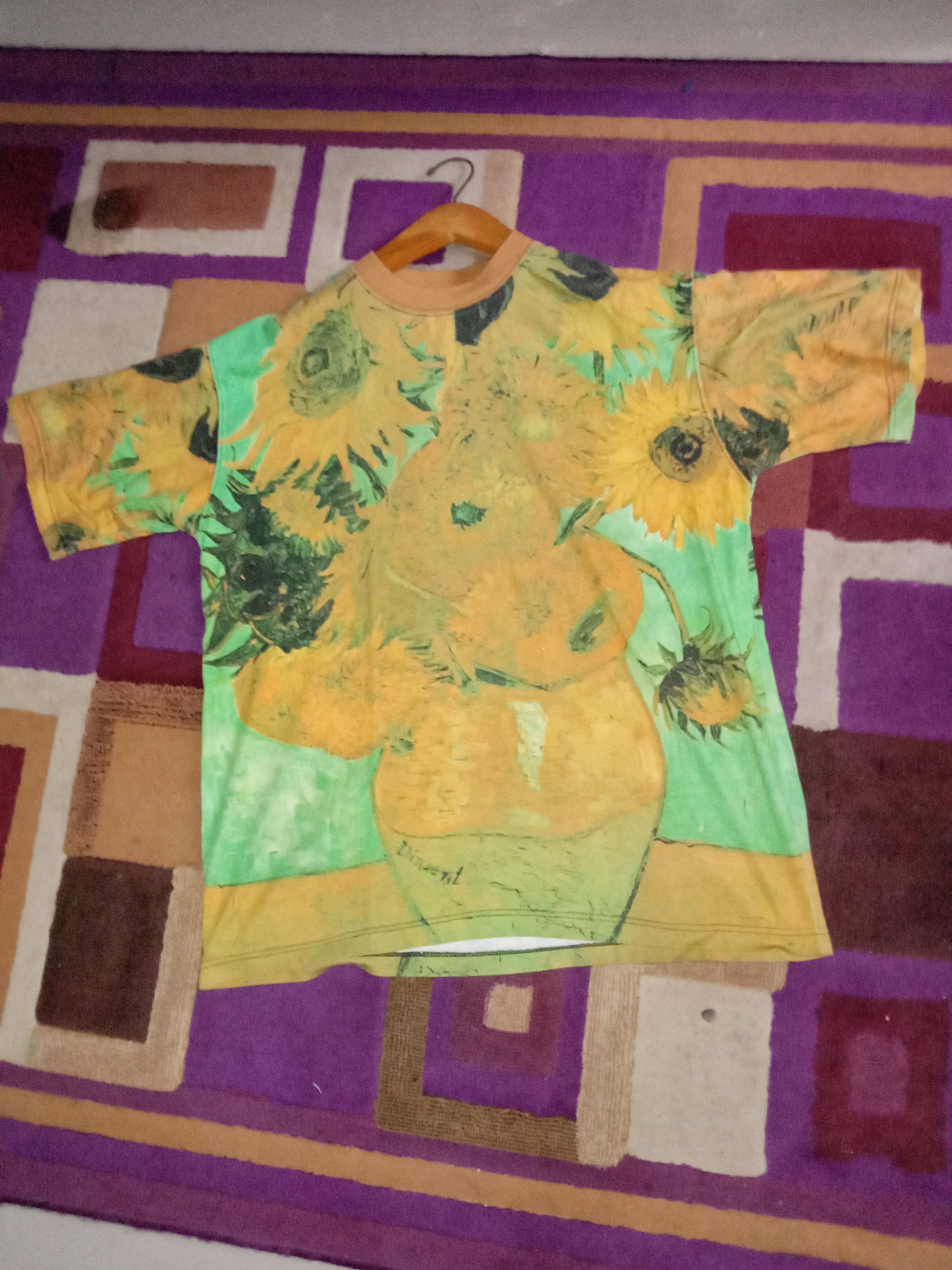 Vintage Van Gogh All Over Print Salvador Dali Picasso Keith Haring Size US L / EU 52-54 / 3 - 2 Thumbnail