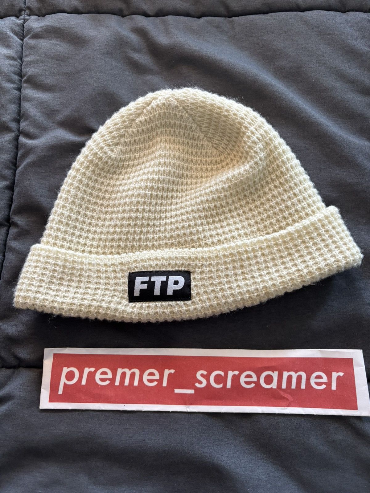 Ftp White Beanie | Grailed