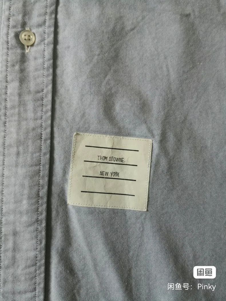 Thom Browne Thom Browne size3 Oxford cloth cotton shirt Size US L / EU 52-54 / 3 - 4 Thumbnail