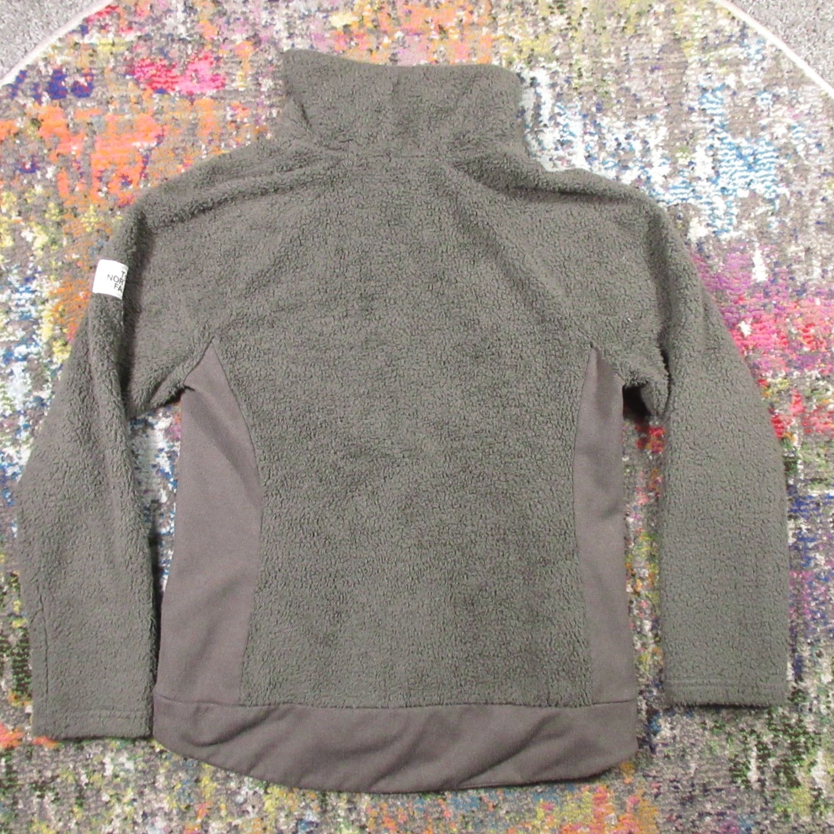 The North Face The North Face Sherpa Fleece Sweater Jacket Women M Taupe Full Zip High Neck Size M / US 6-8 / IT 42-44 - 2 Thumbnail