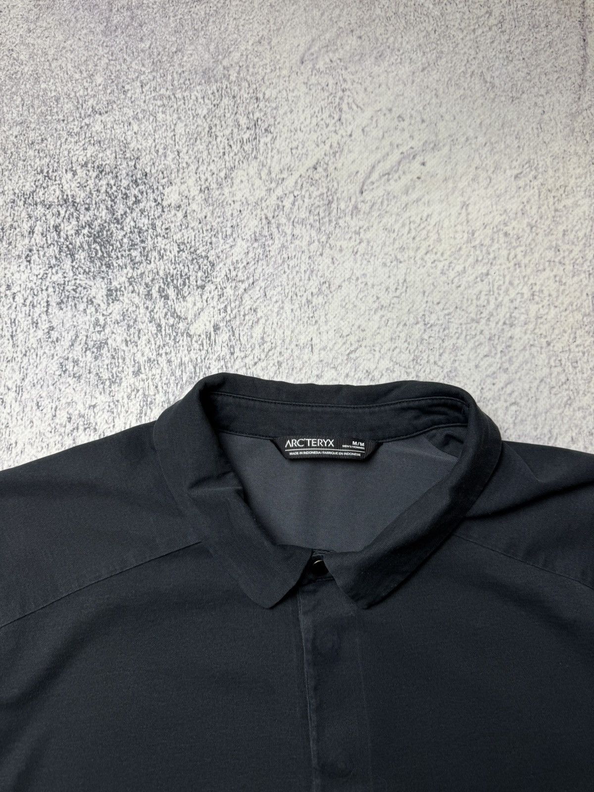 Arc'teryx Mens Arcteryx Black Polo Shirt Size M Size US M / EU 48-50 / 2 - 7 Thumbnail