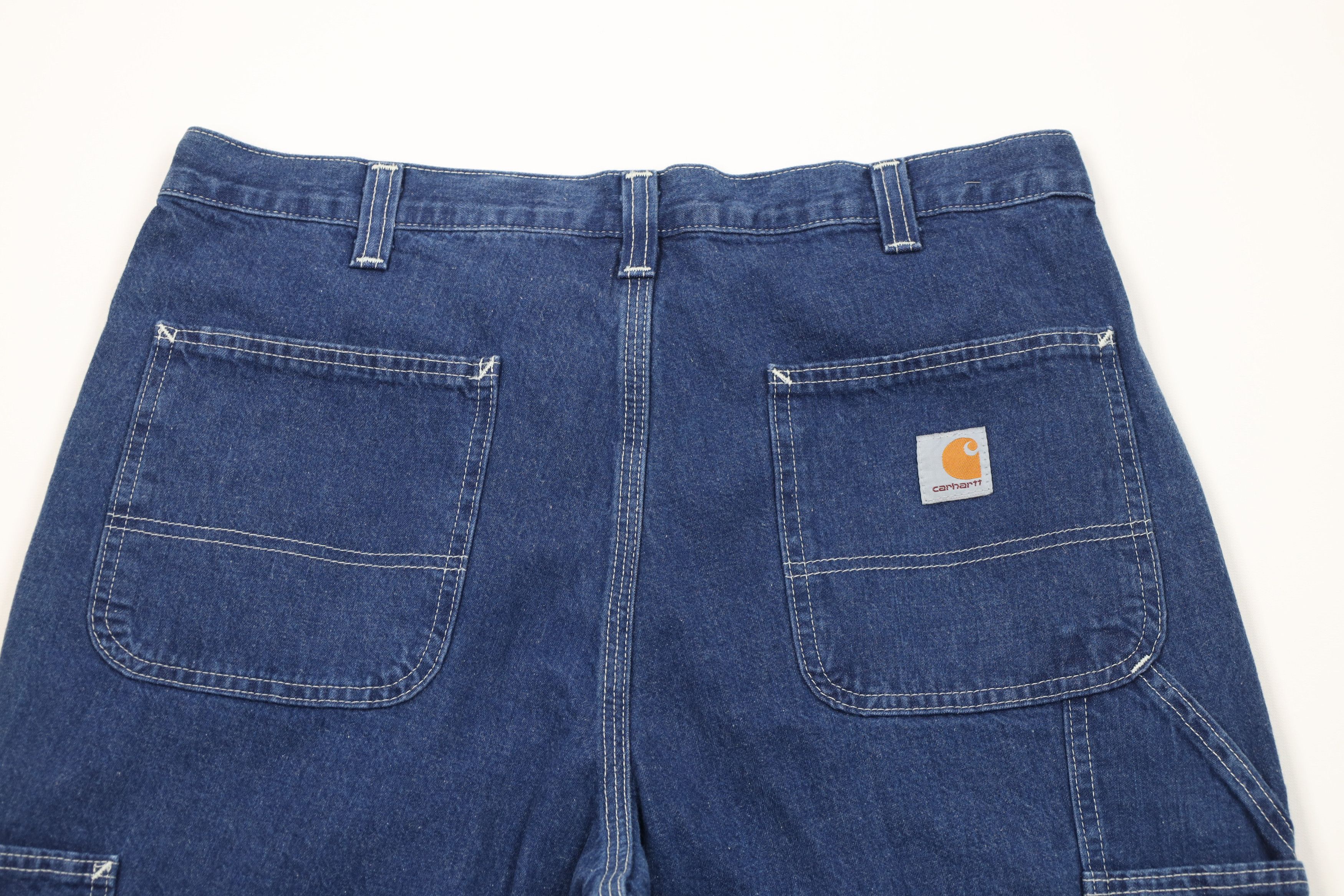 Carhartt Vintage Y2K Carhartt Wide Leg Dungaree Denim Jeans Cotton Size US 34 / EU 50 - 9 Thumbnail