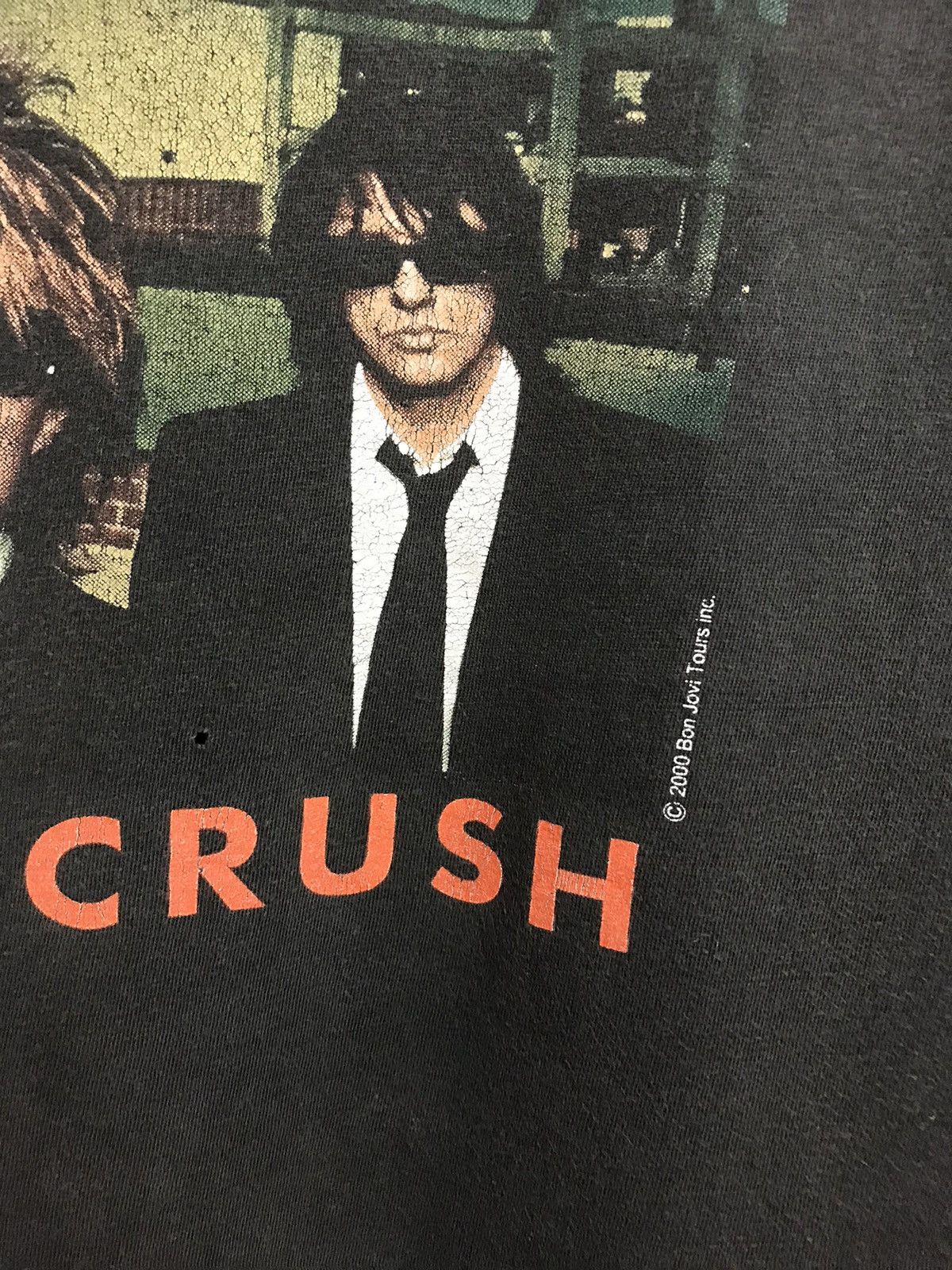 Band Tees × Bon Jovi × Vintage Vintage Bon Jovi Crush band rock tee Size US L / EU 52-54 / 3 - 4 Thumbnail