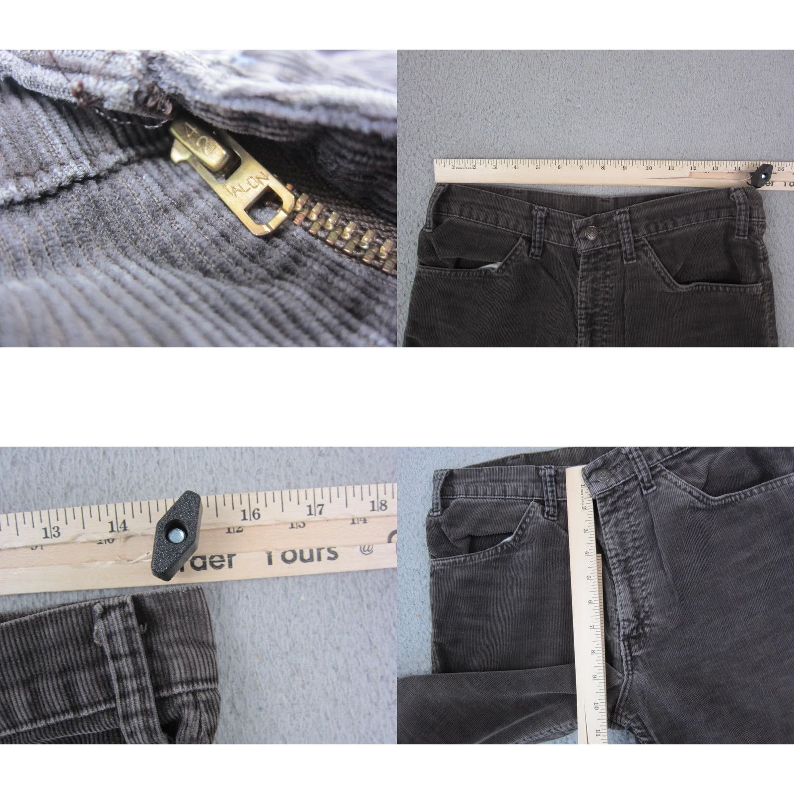 Levi's VINTAGE Levi's 500 Series Jeans Corduroy Brown 30x33 Regular 5-Pocket Levi's Mens Straight 90s 80s Clothing Size US 30 / EU 46 - 8 Thumbnail