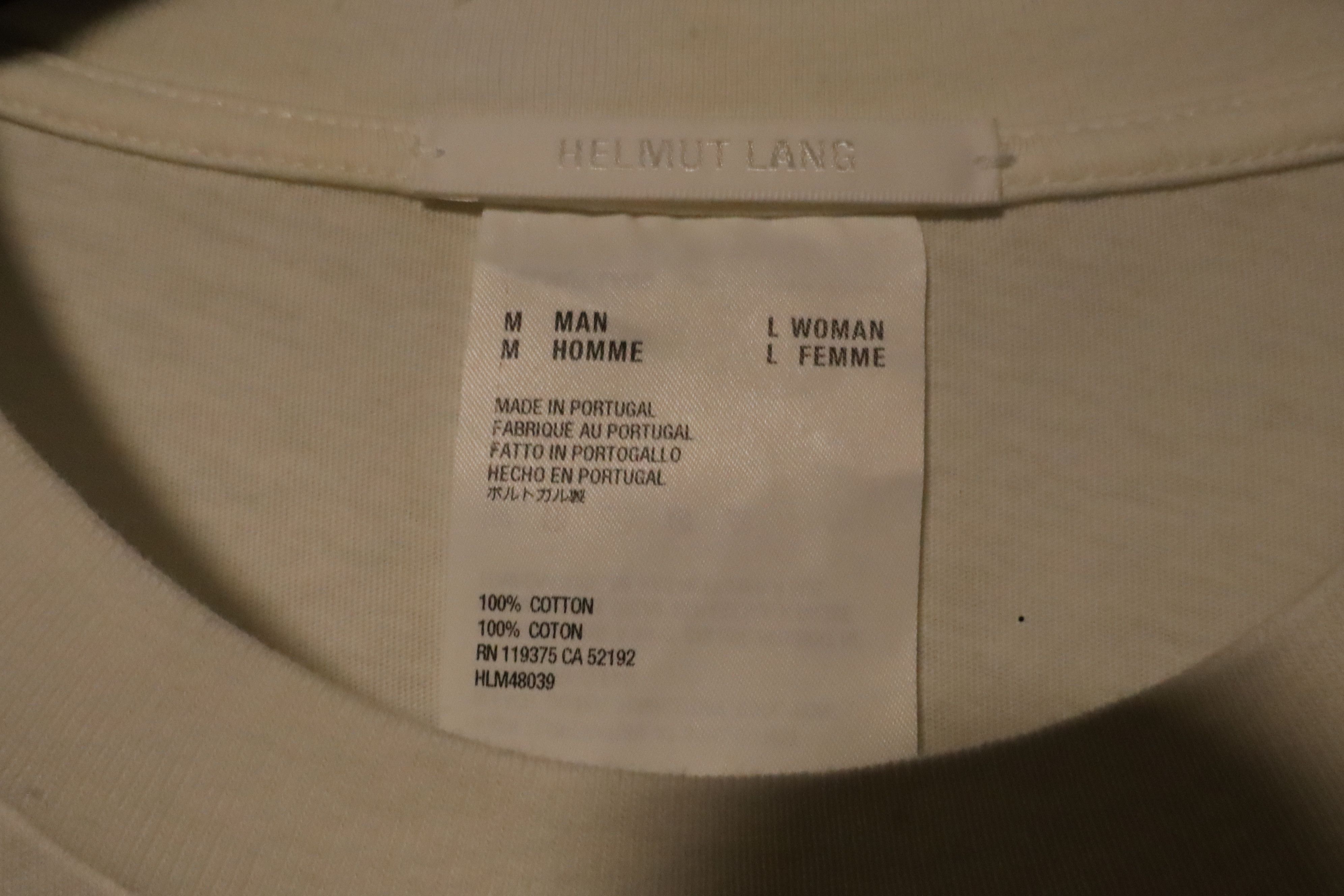Helmut Lang "thanks helmut" t-shirt Size US M / EU 48-50 / 2 - 5 Thumbnail
