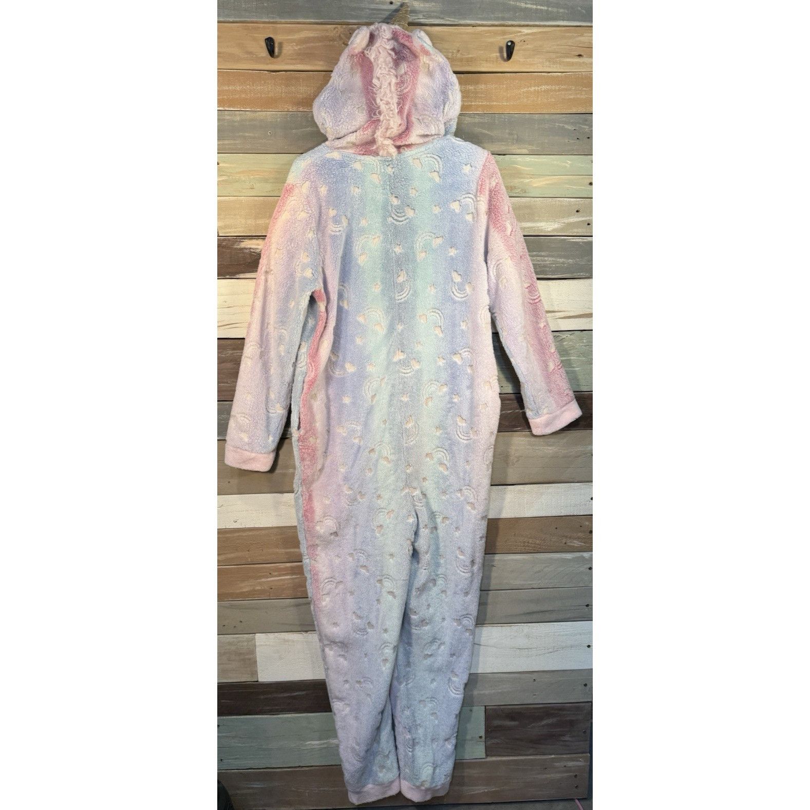 Other SECRET TREASURES Unicorn Rainbow Sleepwear Fleece One Piece Size ONE SIZE - 10 Thumbnail