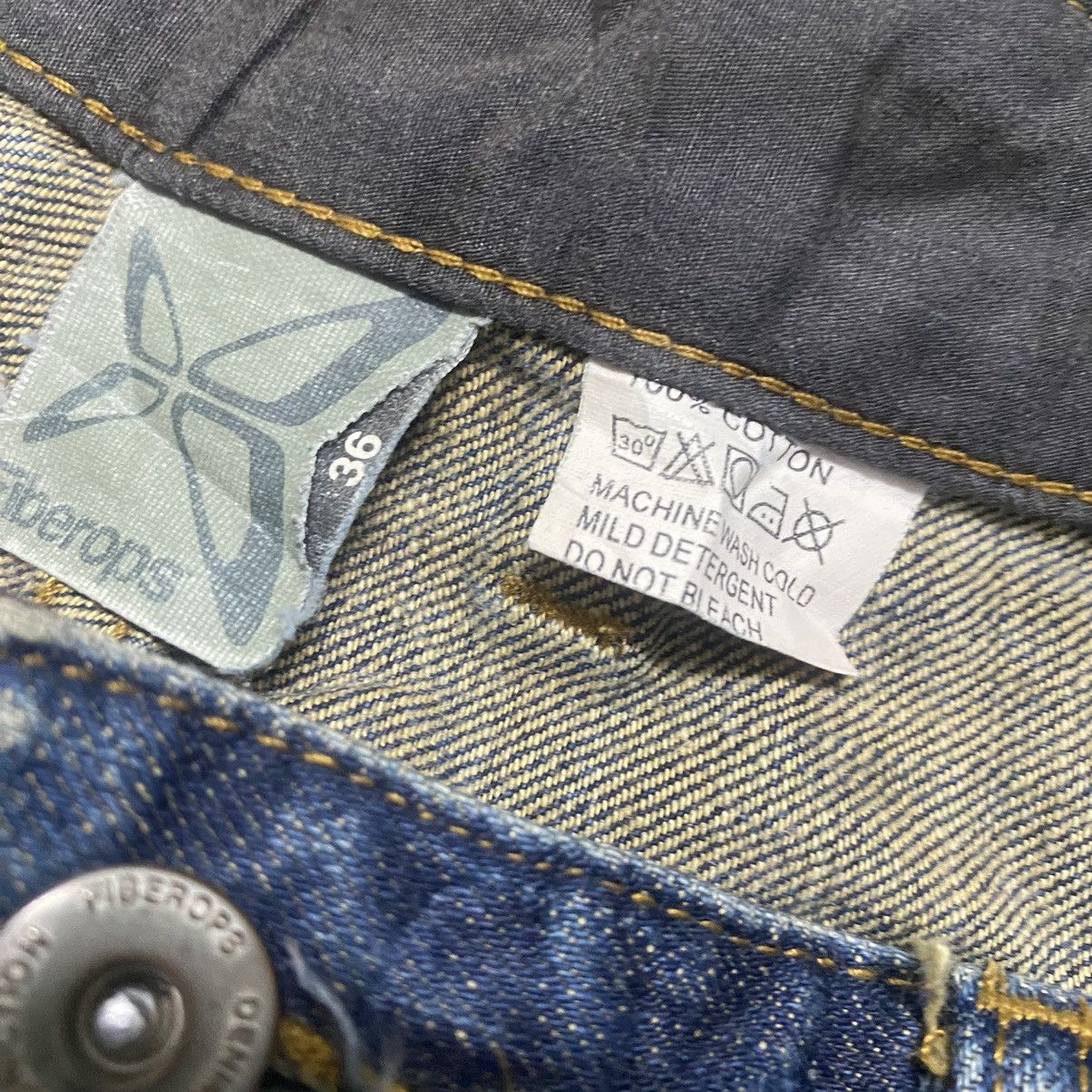 Fiberops FIBEROPS Denim Patchwork Jeans Size US 34 / EU 50 - 14 Thumbnail